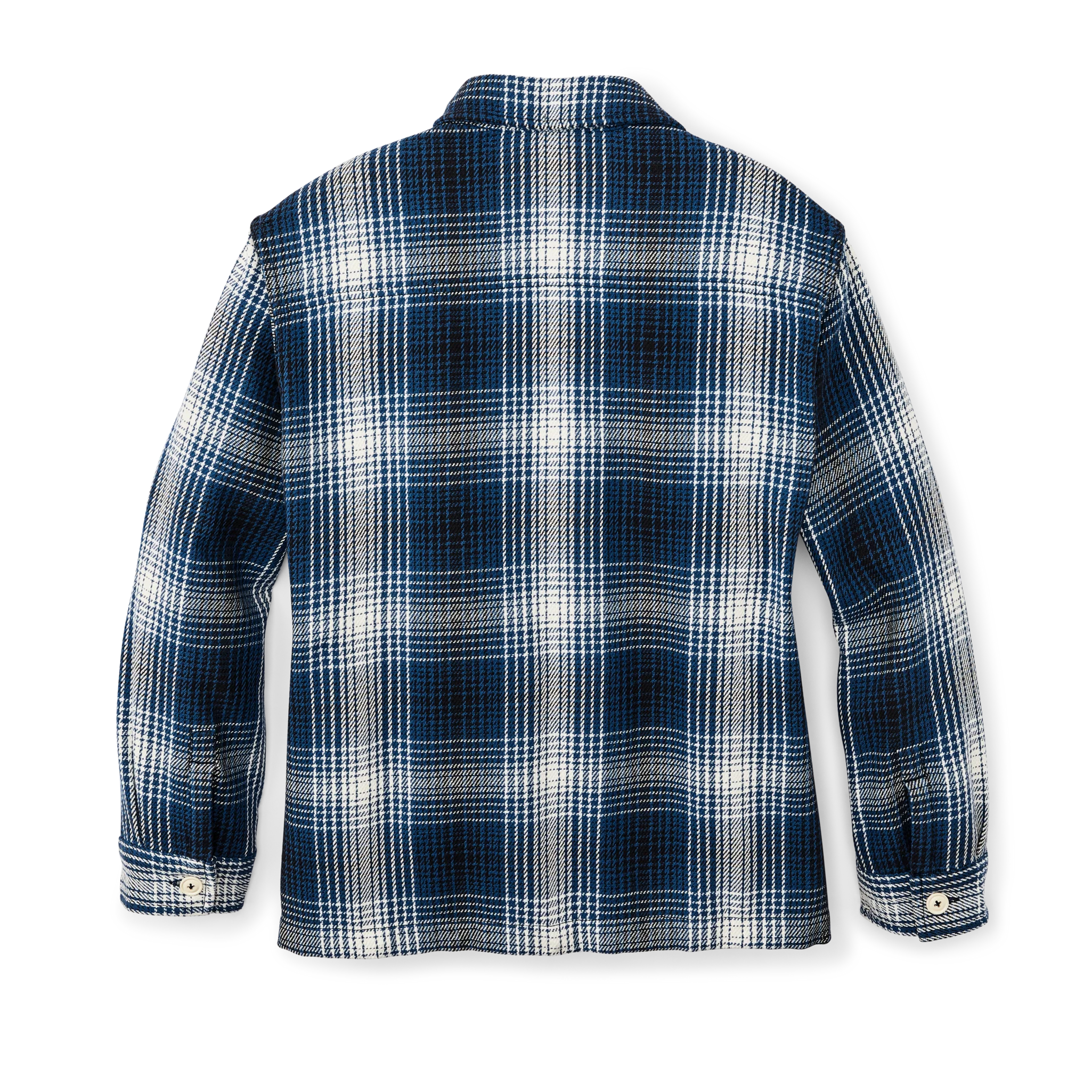 Women's Deer Island Jac-shirt - Cobalt / Natural Shadow Plaid