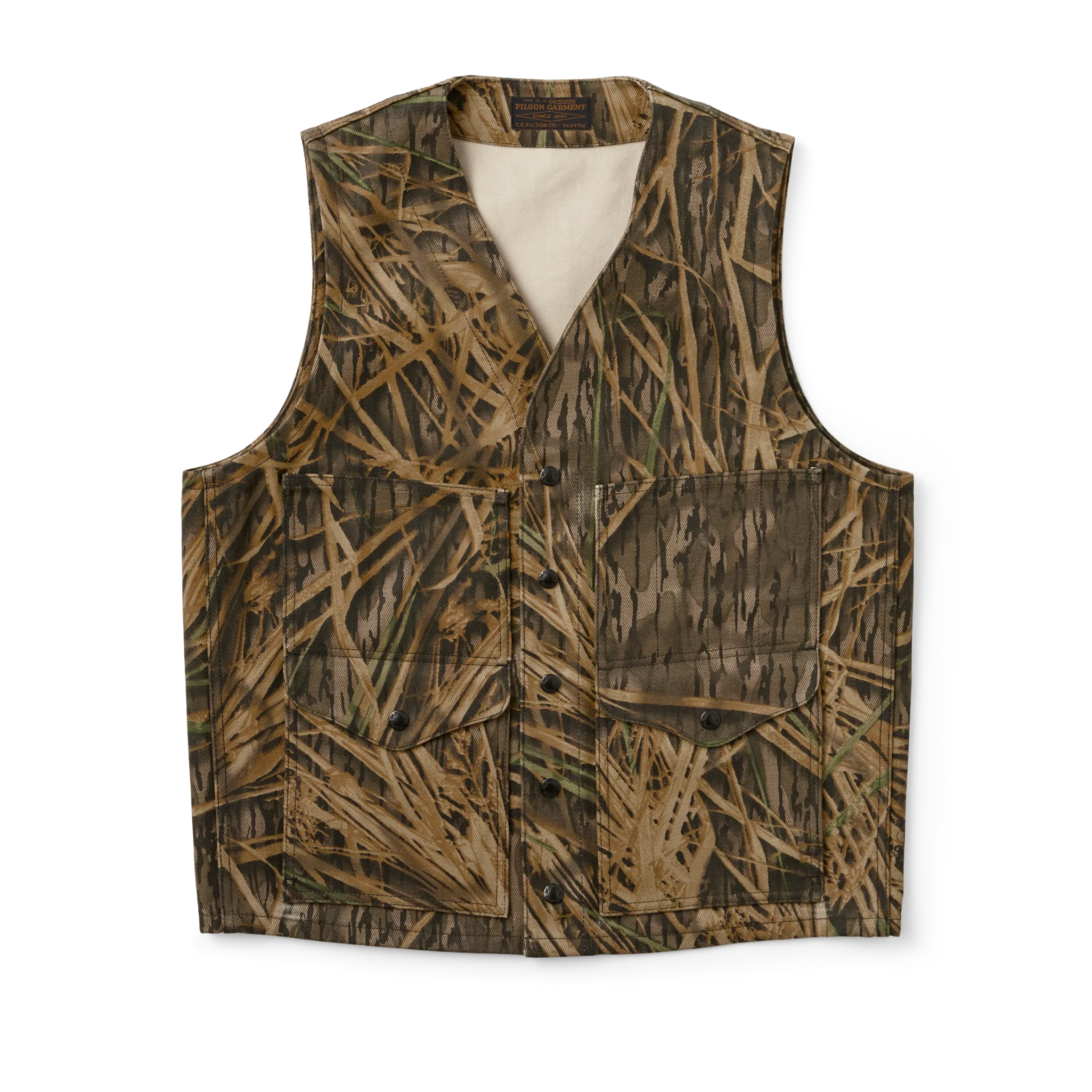Rugged Twill Cruiser Vest - Mossy Oak Shadow Grass
