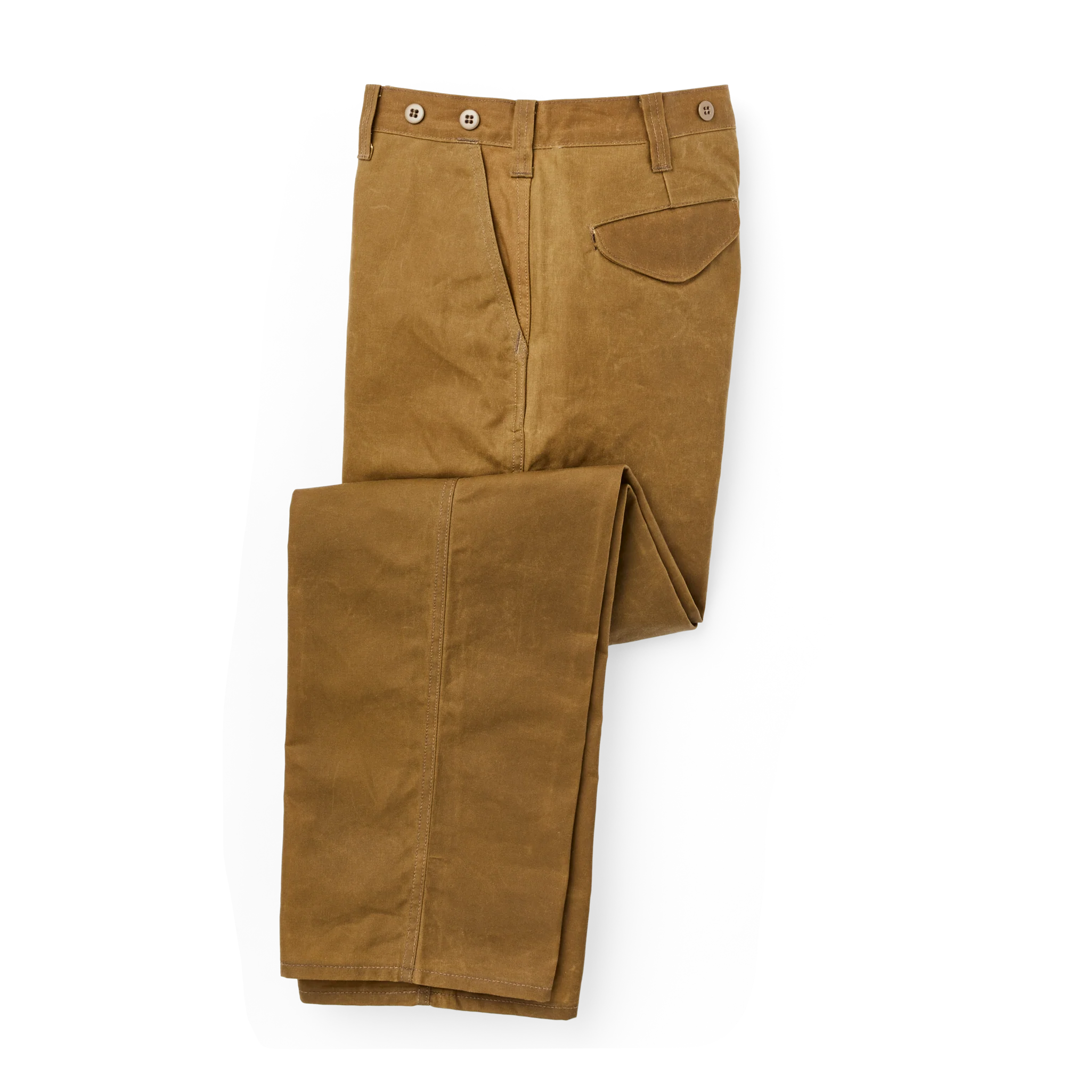 Oil Finish Single Tin Cloth Pants - Dark Tan
