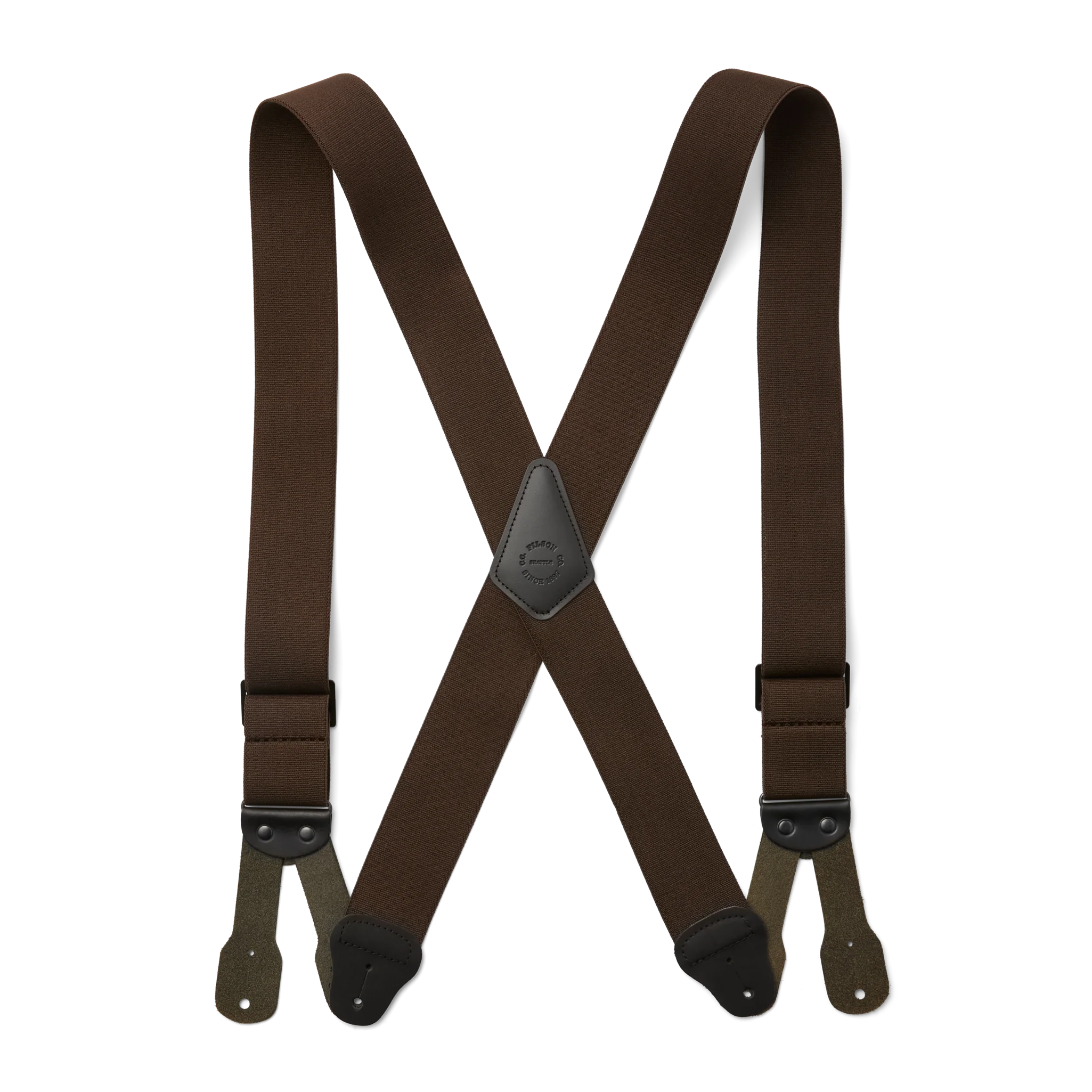 Filson Logger Suspenders - Dark Brown