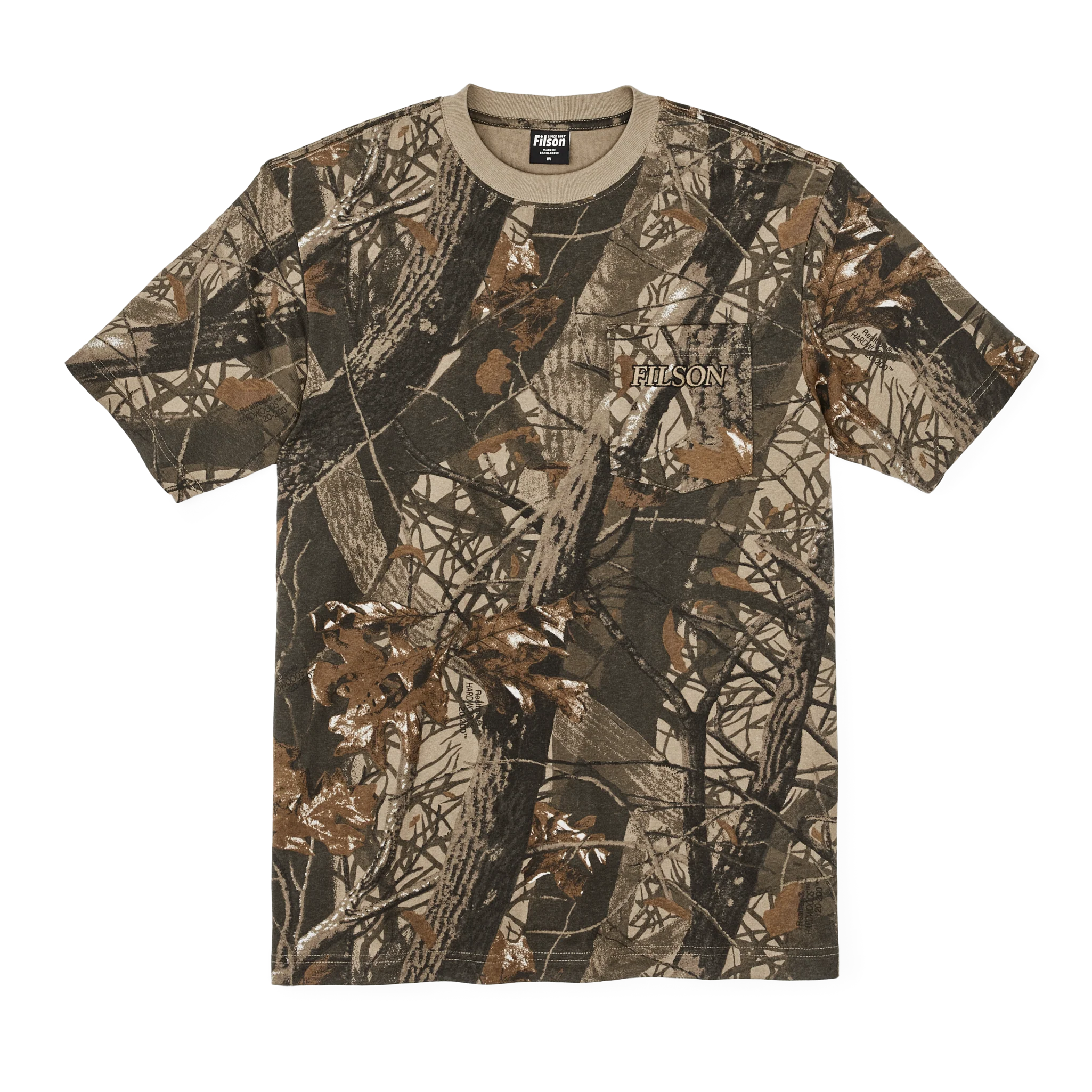 Embroidered Pocket T-shirt - Realtree Hardwoods Camo