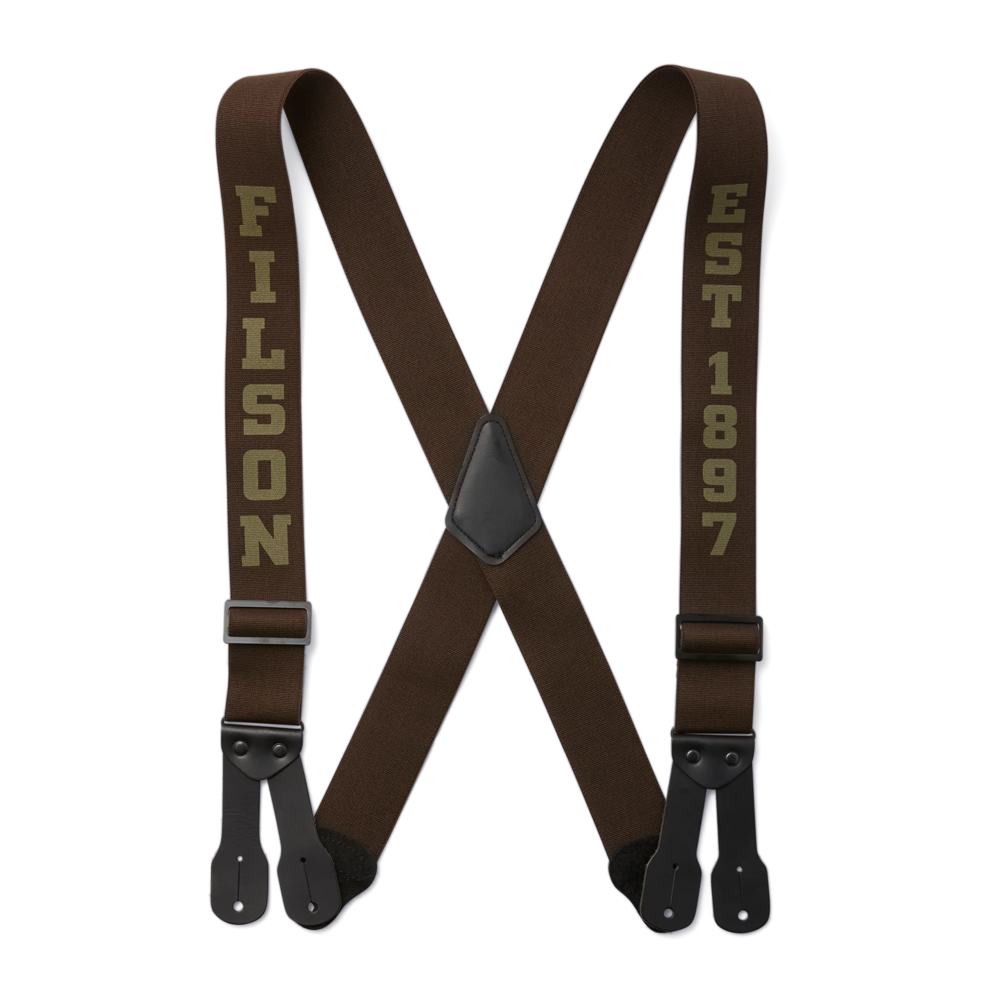 Filson Logger Suspenders - Dark Brown
