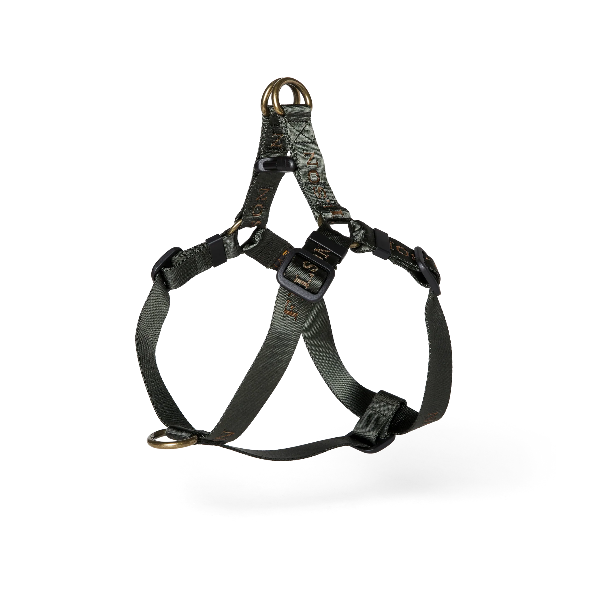 Adjustable Nylon Harness - Dark Timber