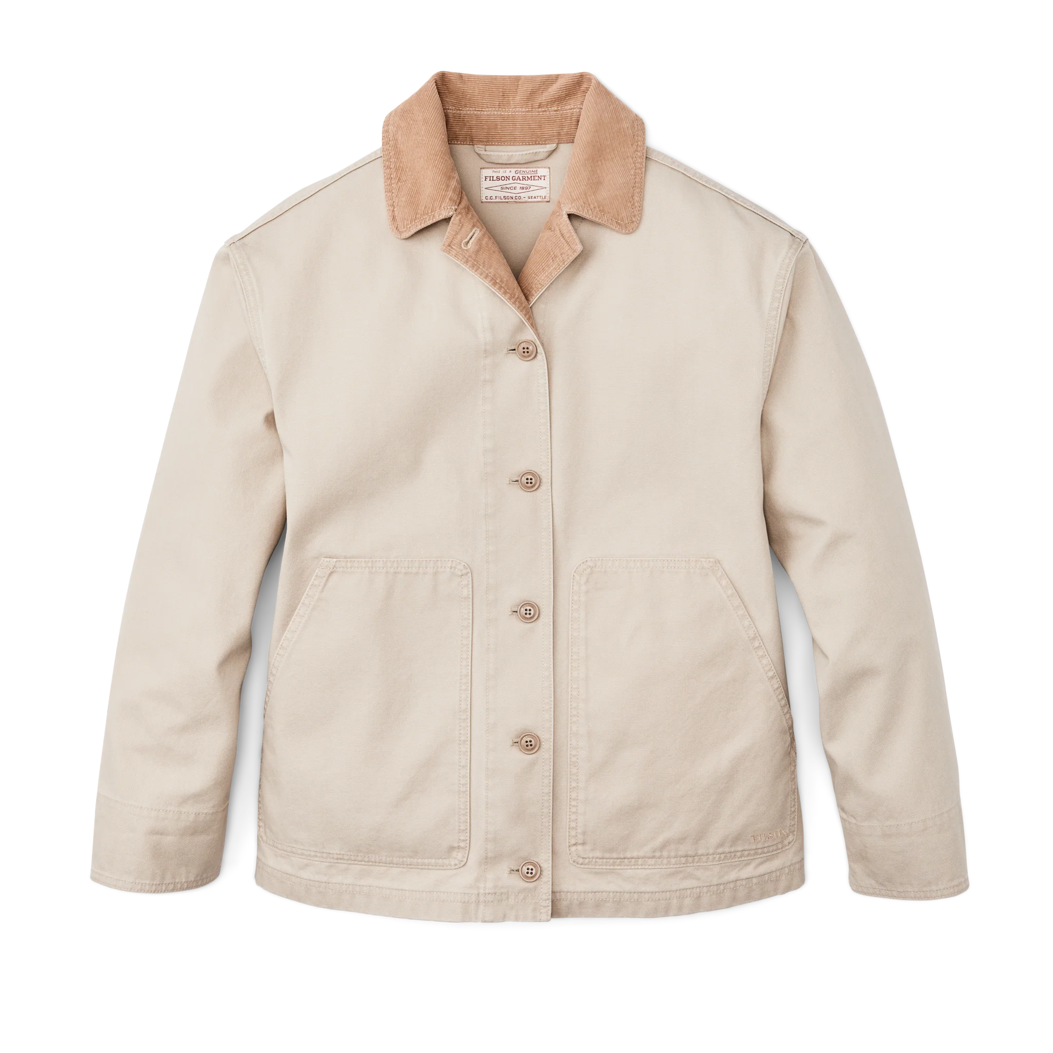 Women's Canvas Barn Coat - Feather Gray