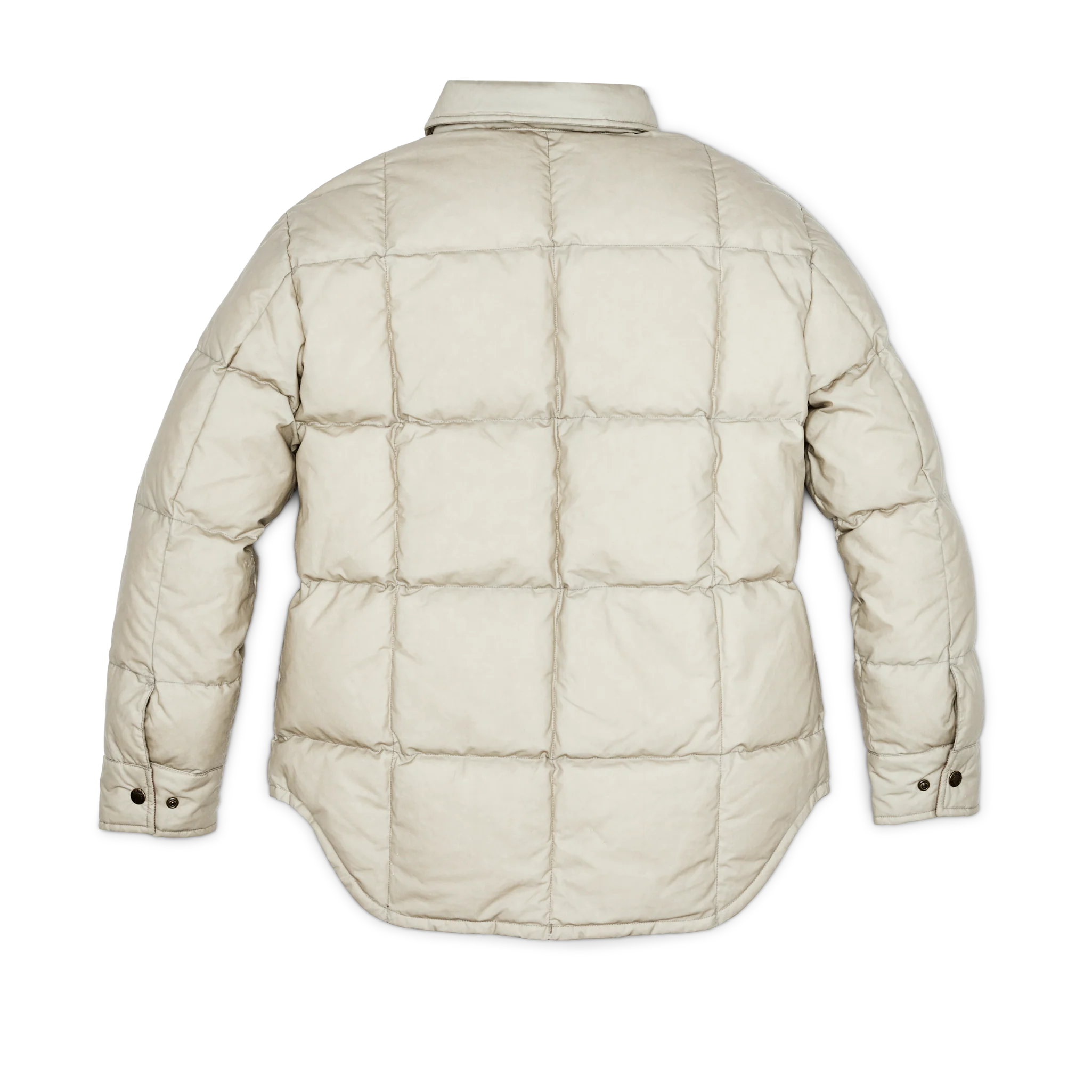 Women's Waxed Down Barn Coat - Light Tan