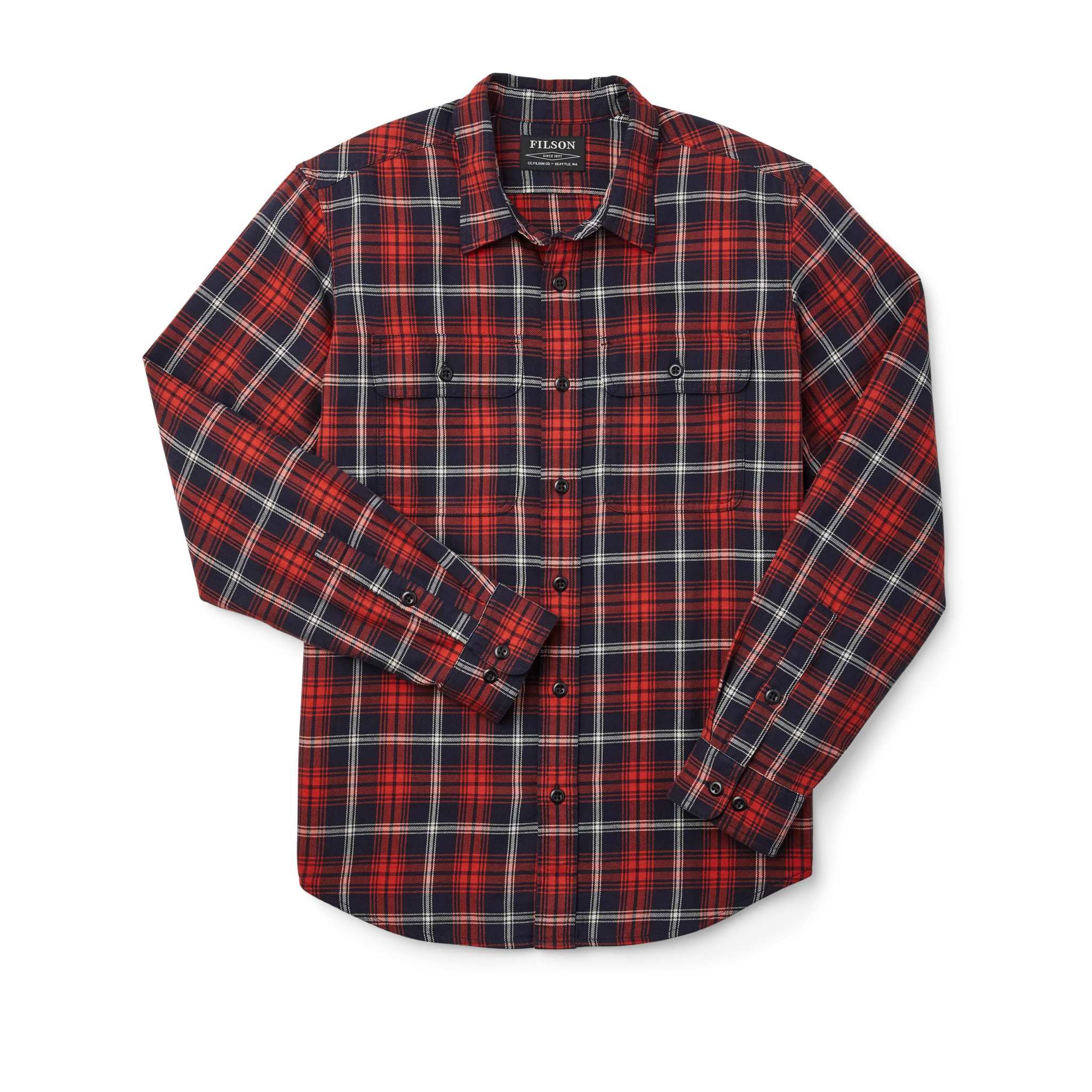 Scout Shirt - Navy/red/white Plaid