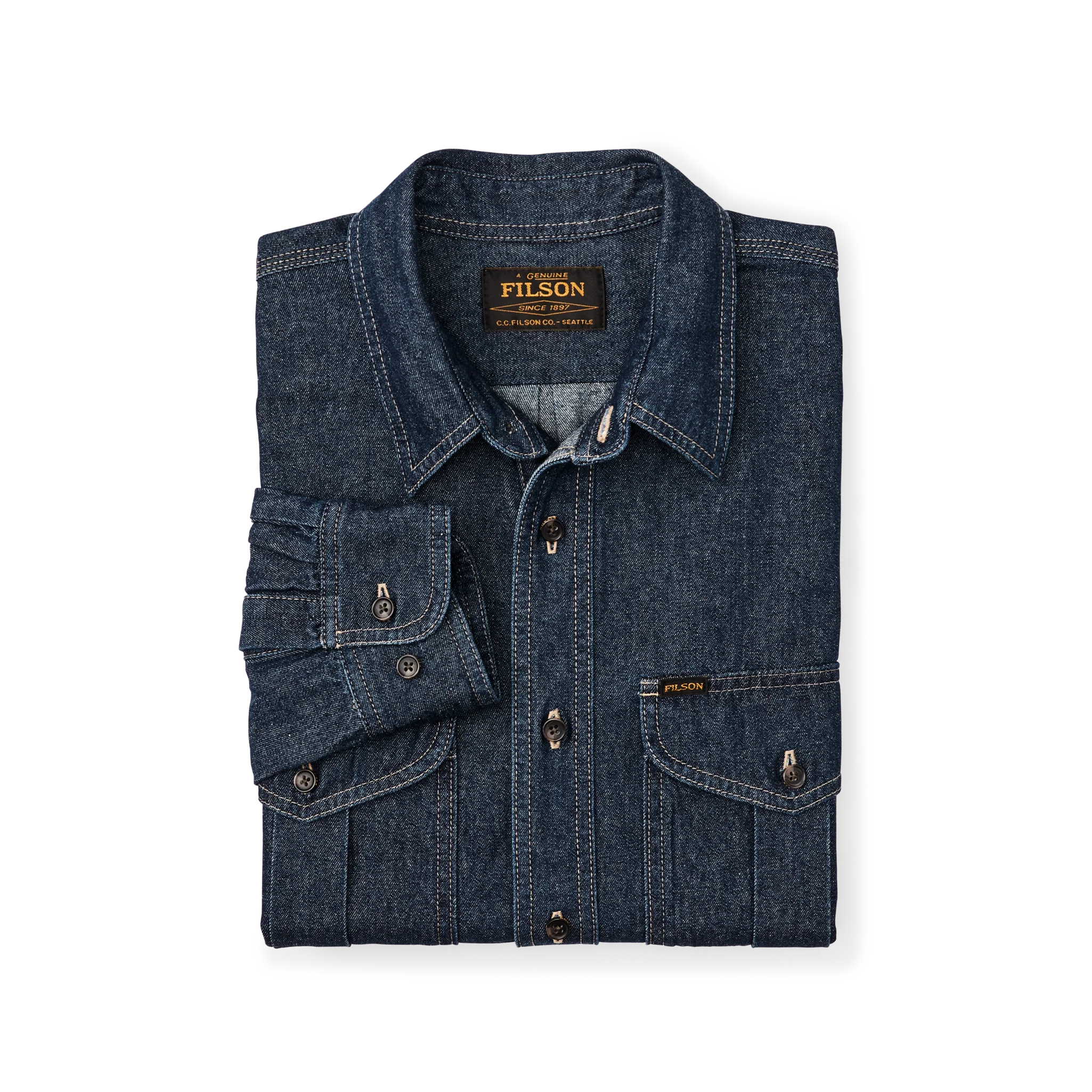 Denim Guide Shirt - Rinse Indigo