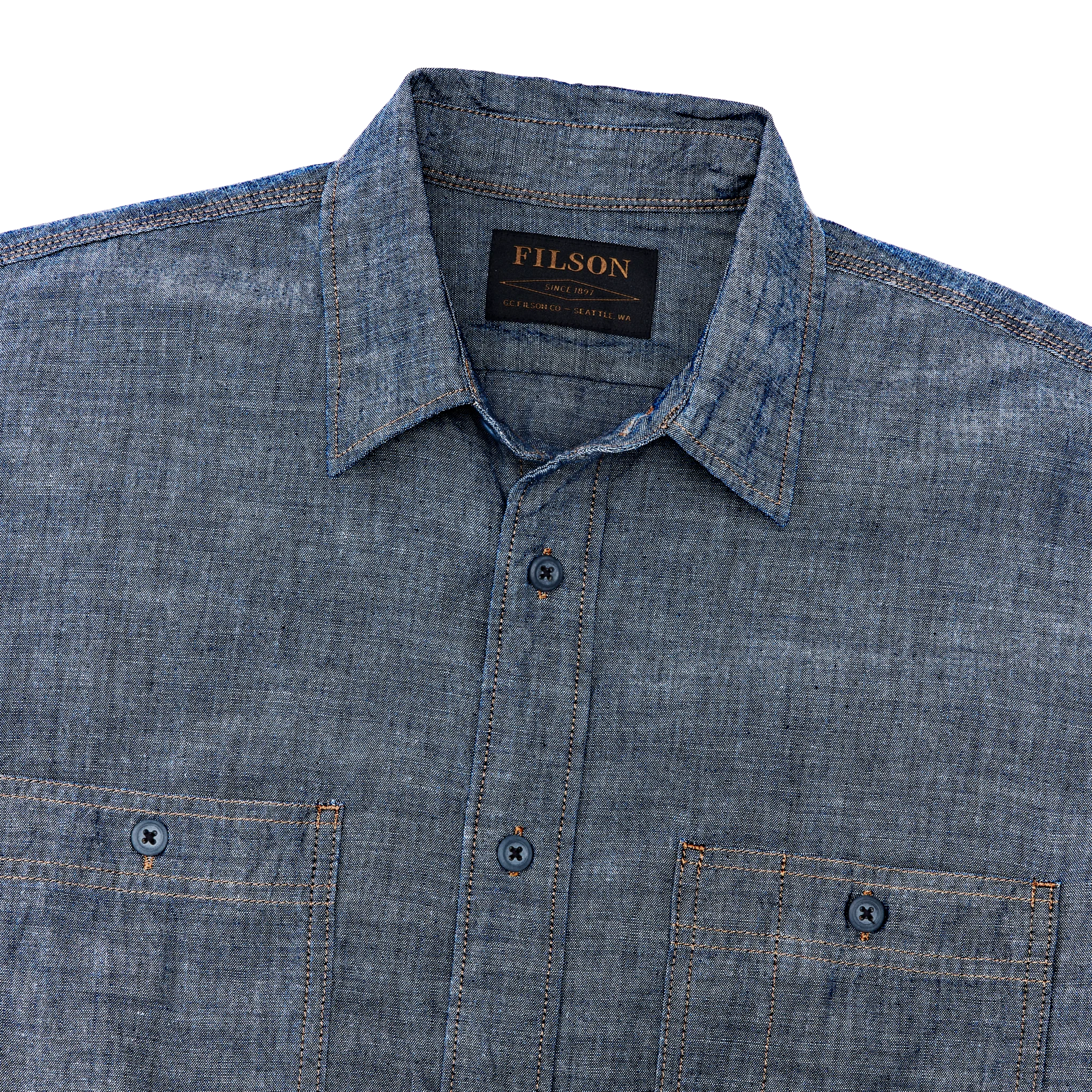 Chambray Cpo Shirt - Rinsed Indigo Chambray