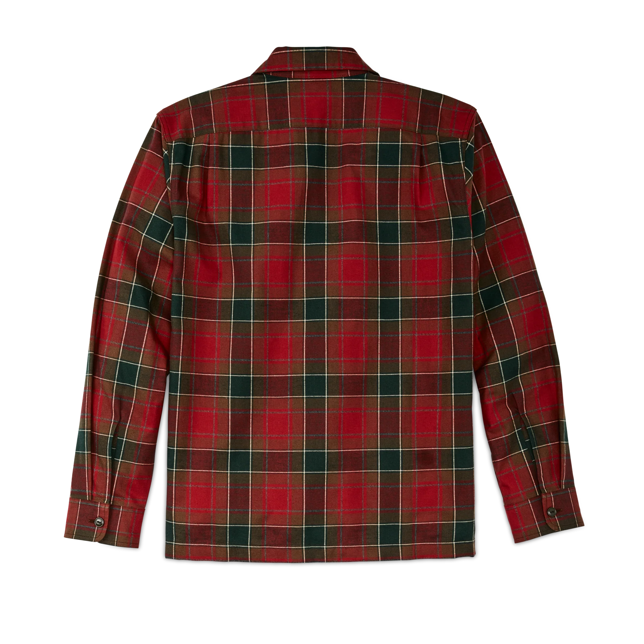 Elk Heights Camp Shirt - Sycamore Green / Red Plaid