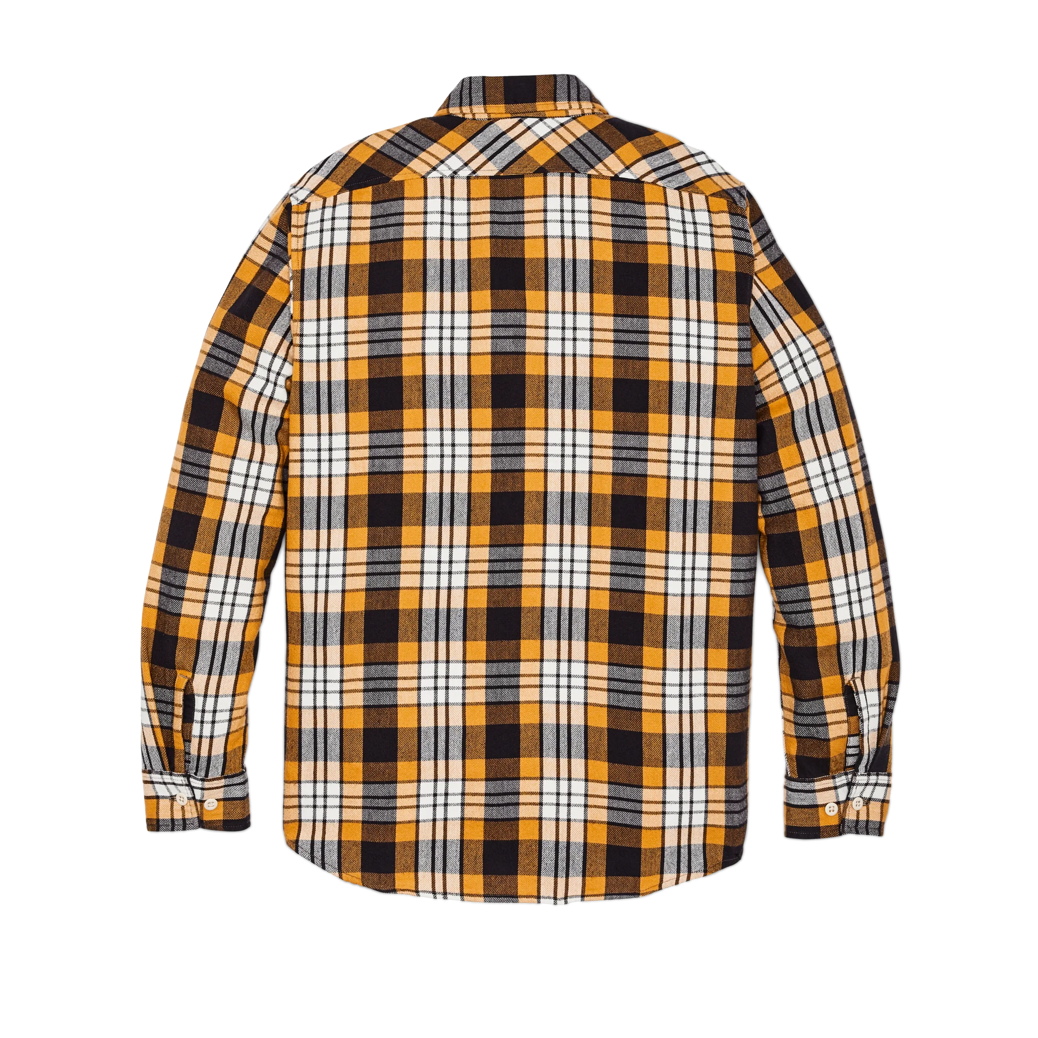 The Rangeland Flannel Shirt - Yellow / Faded Black Plaid
