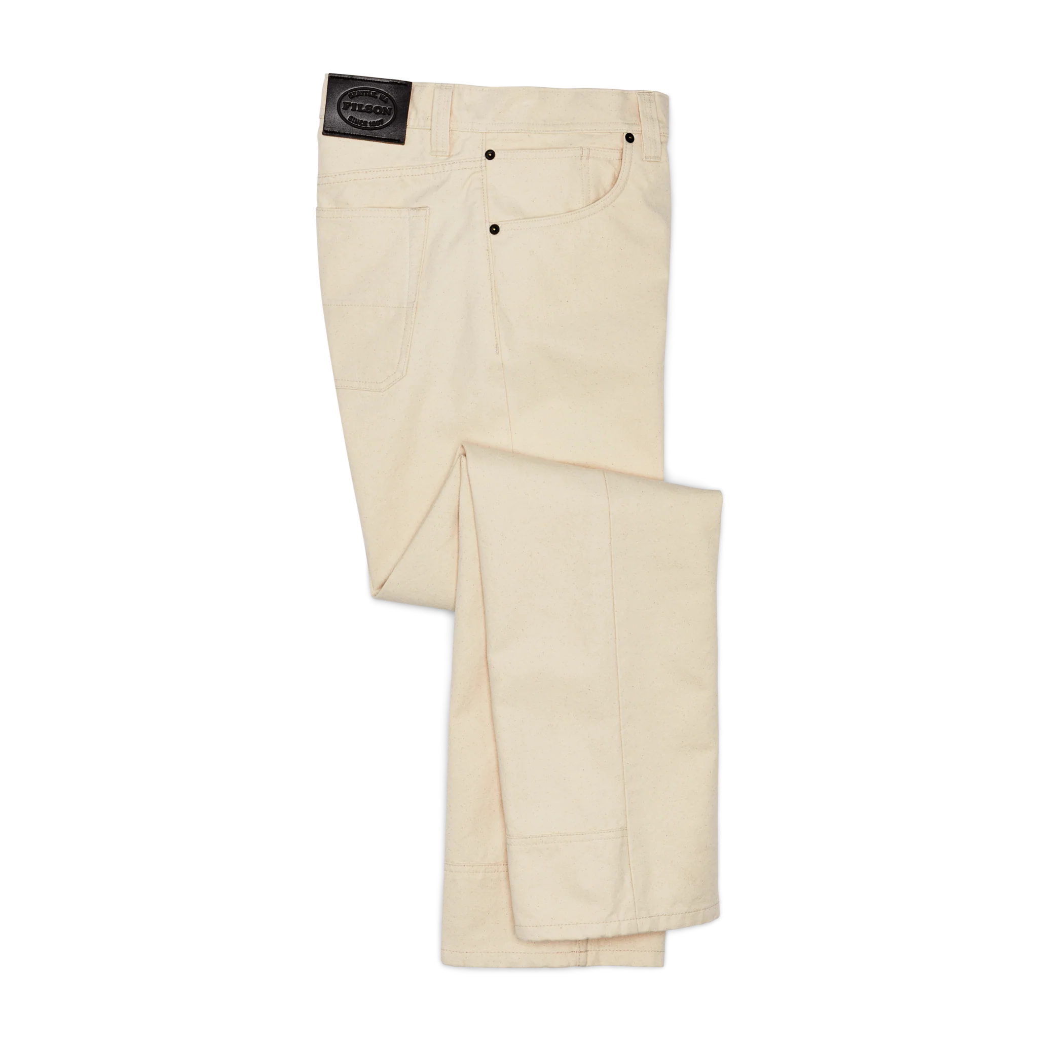 Dry Tin Cloth 5-pocket Pants - Natural Seed