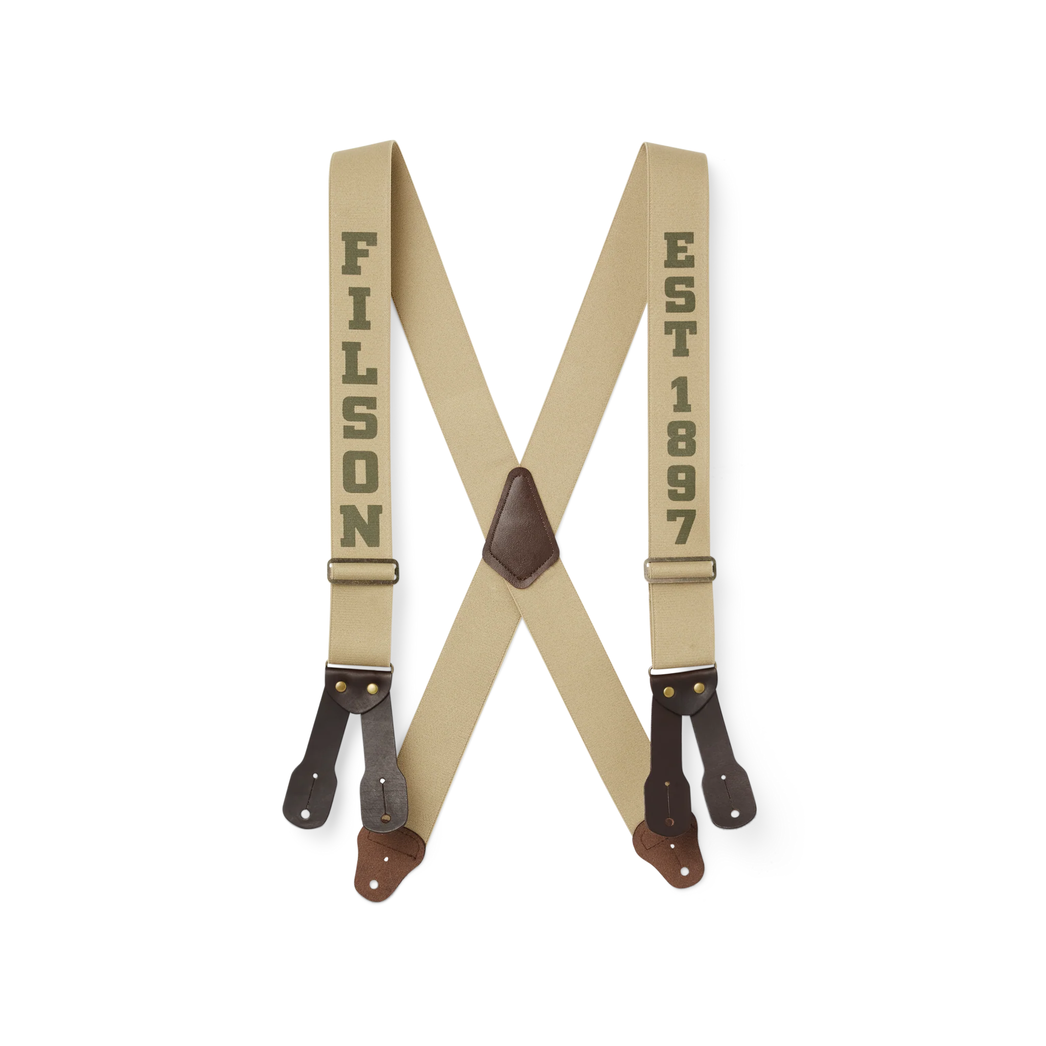 Filson Logger Suspenders - Sand