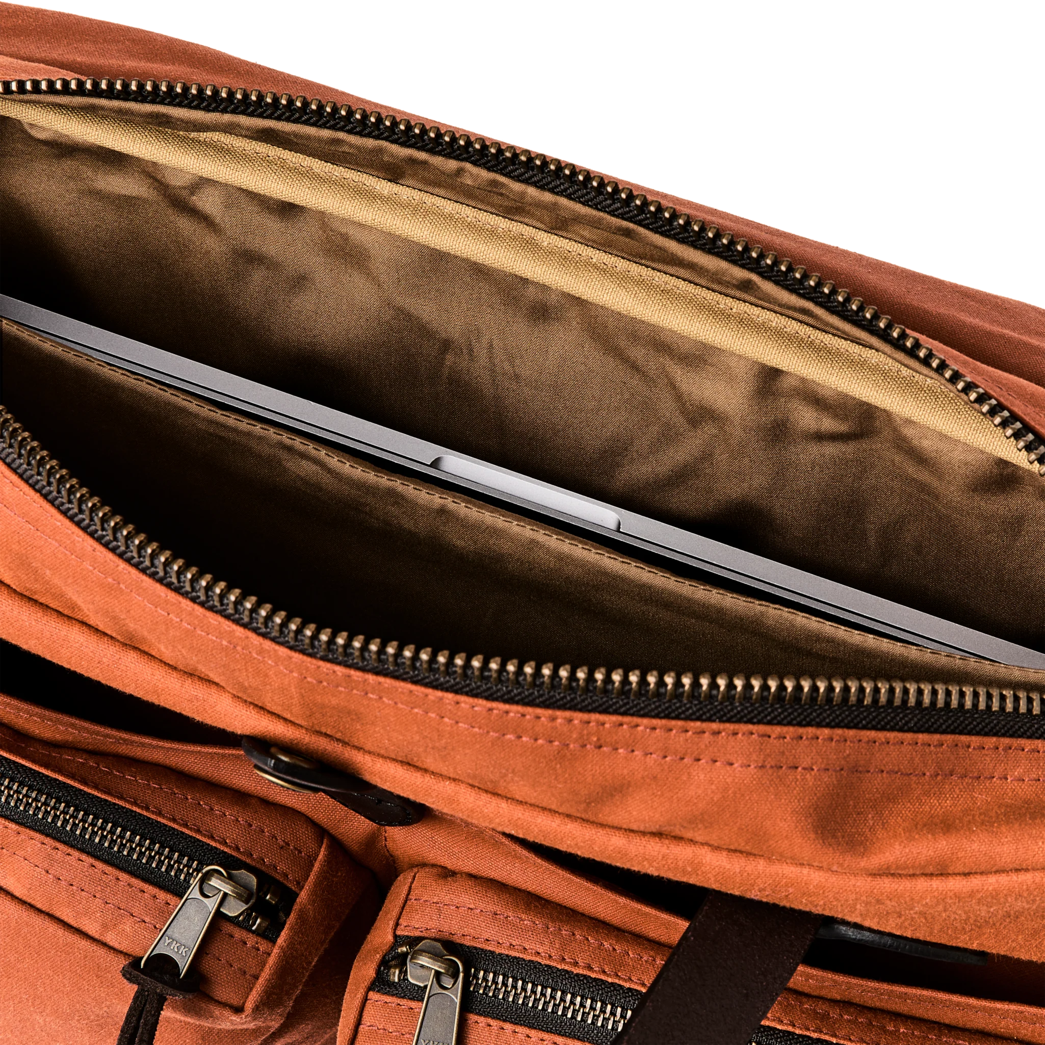 24 Hour Tin Cloth Briefcase - Rust