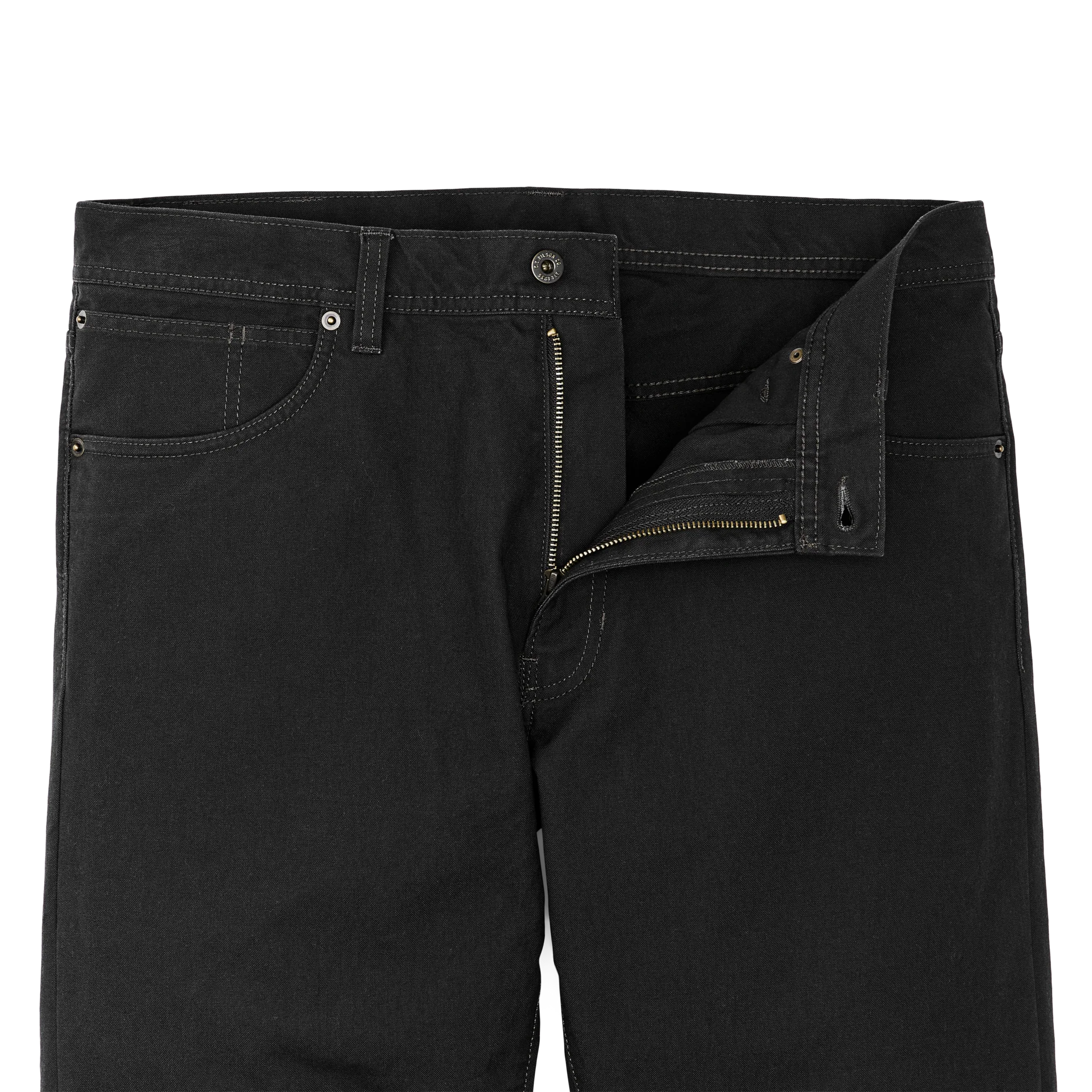 Dry Tin Cloth 5-pocket Pants - Raven