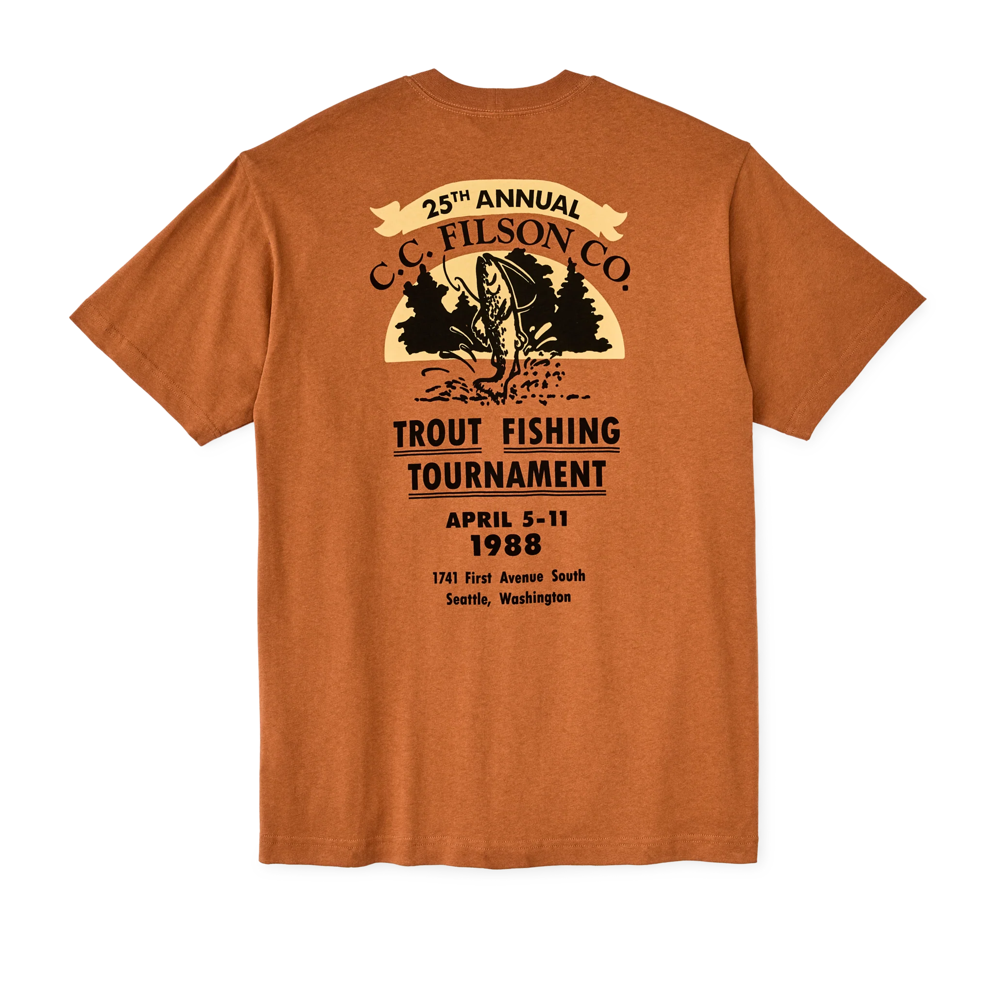 Frontier Graphic T-shirt - Bourbon / Tournament