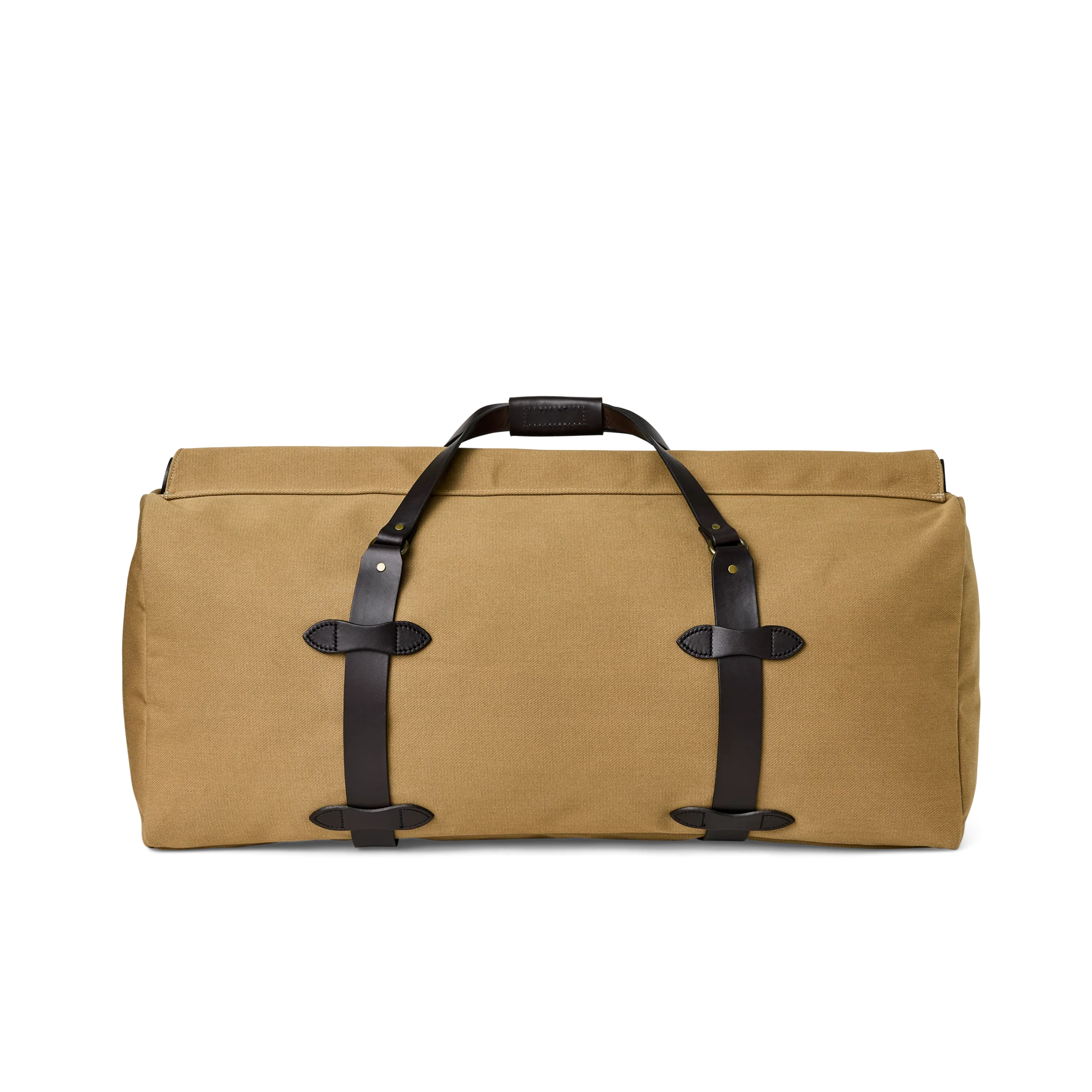 Large Rugged Twill Duffle Bag - Tan