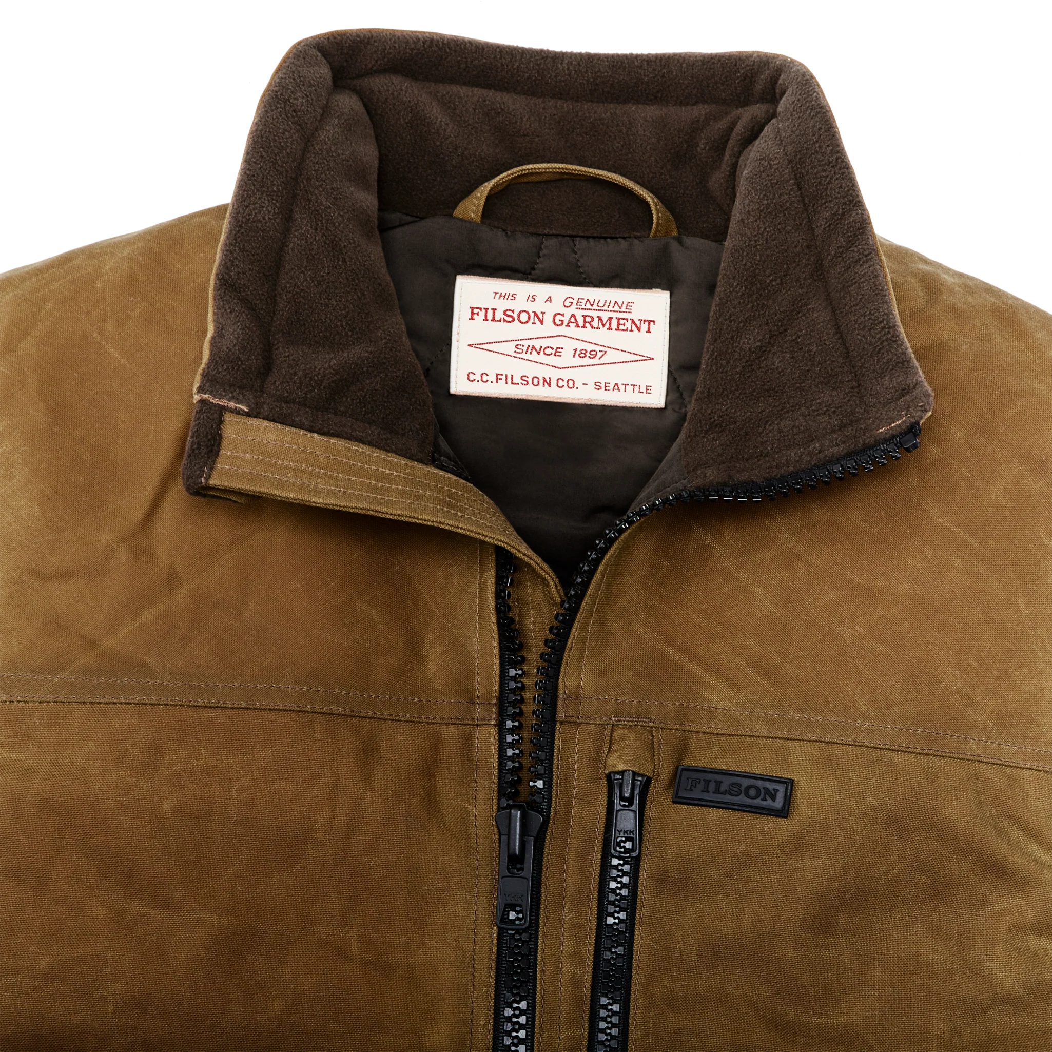 Tin Cloth Primaloft® Vest - Dark Tan 2