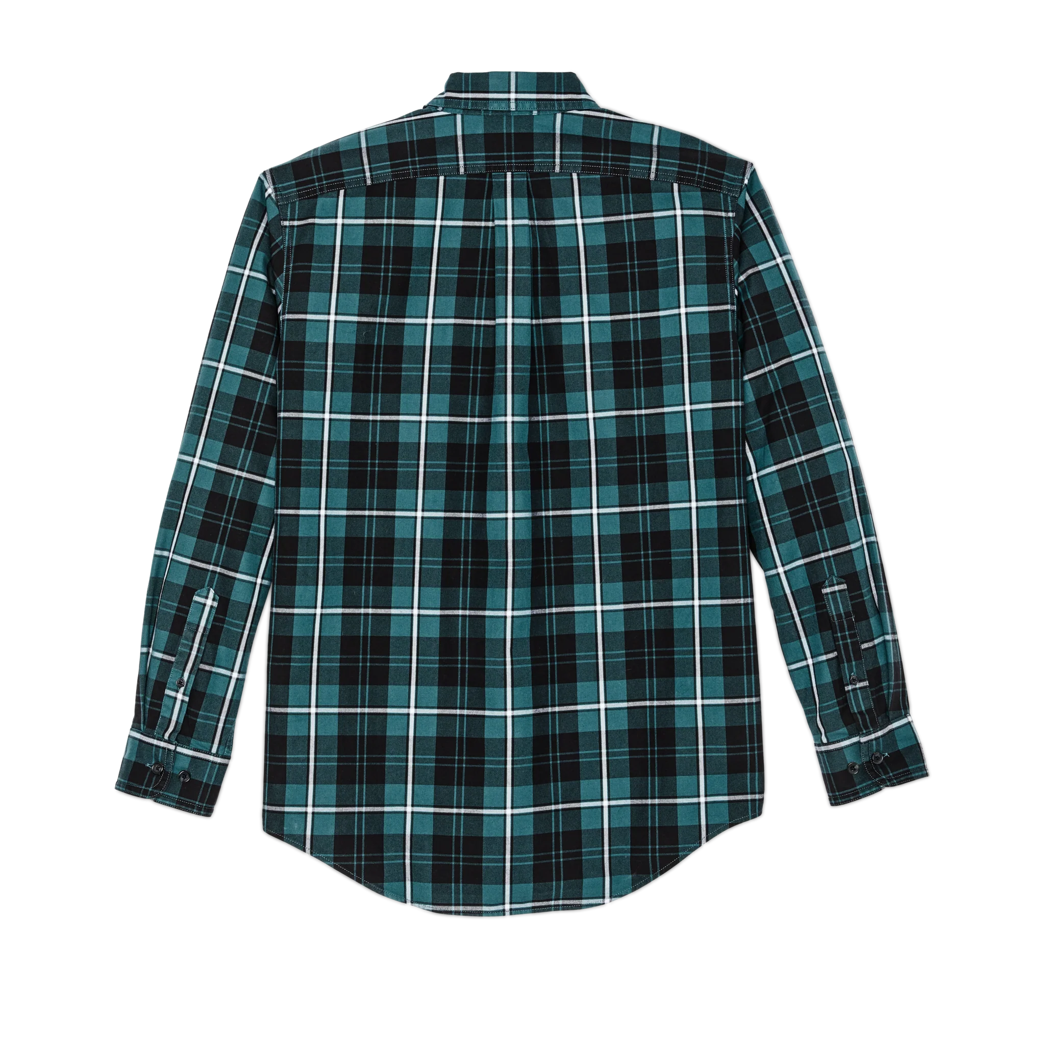 Lightweight Alaskan Guide Shirt - Petrol / Black / White Plaid
