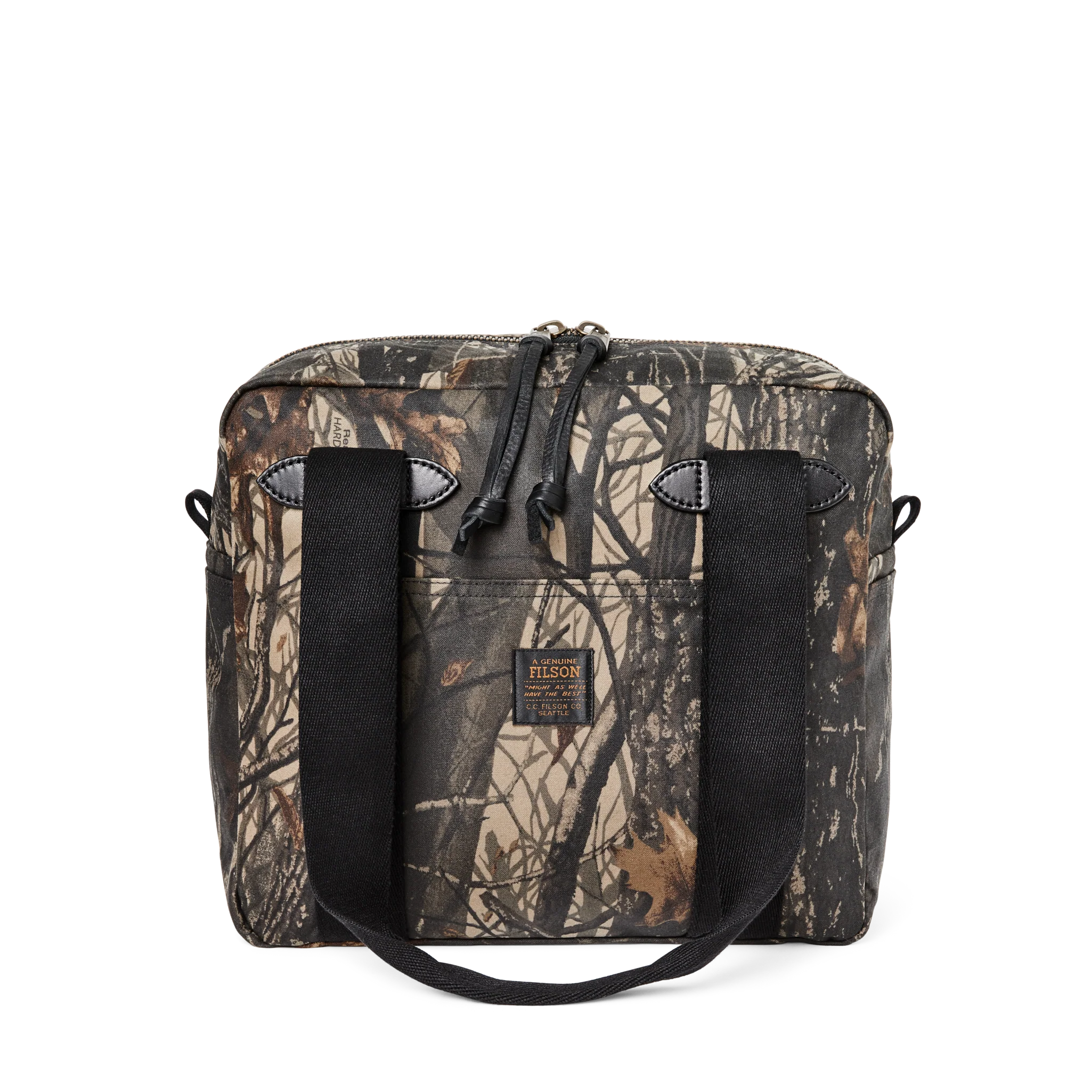 Tin Cloth Zipper Tote Bag - Realtree Hardwoods Camo