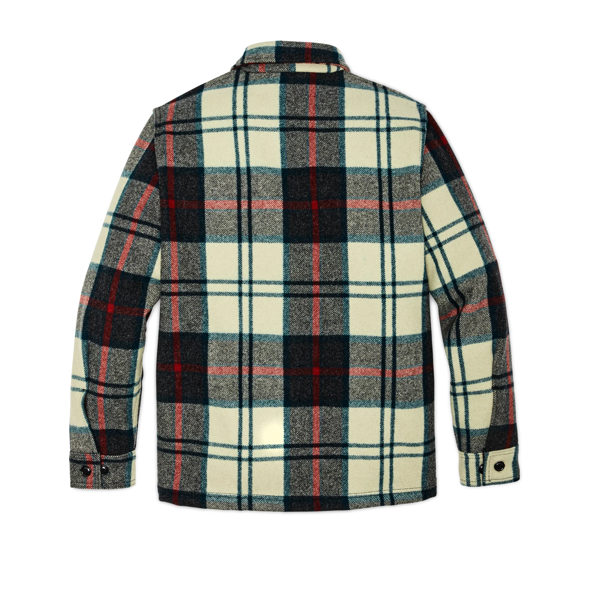 Mackinaw Wool Jac-shirt - Cream / Multi Plaid