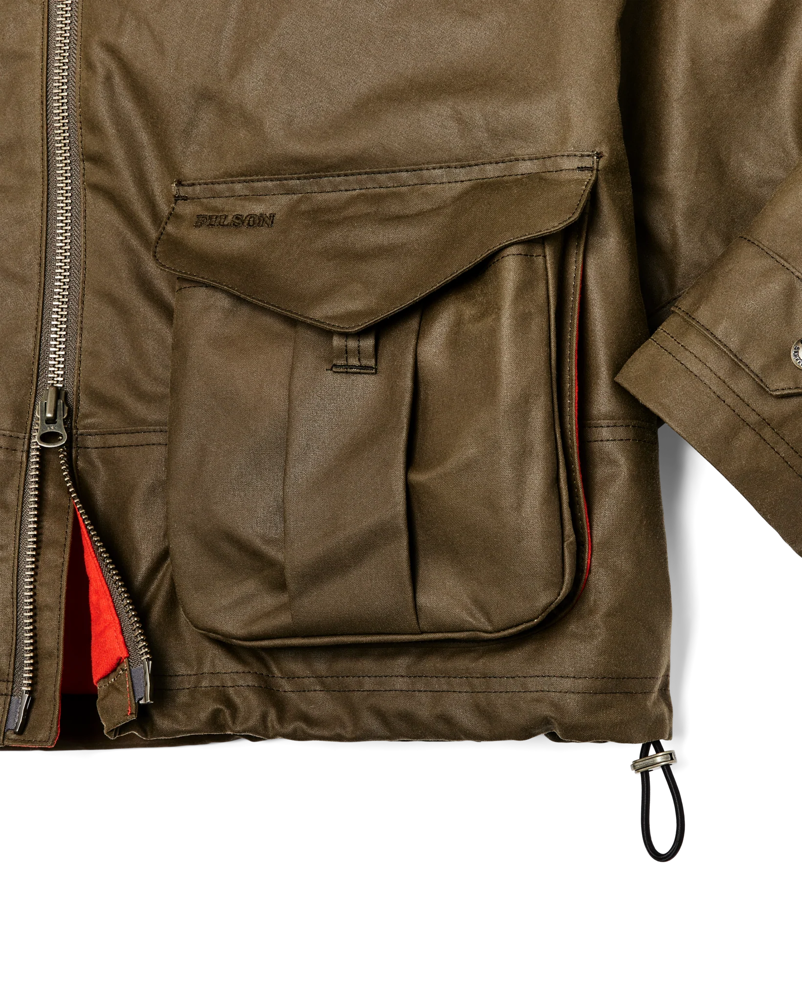 Women's Shelter Cloth Short Work Jacket - Dark Tan