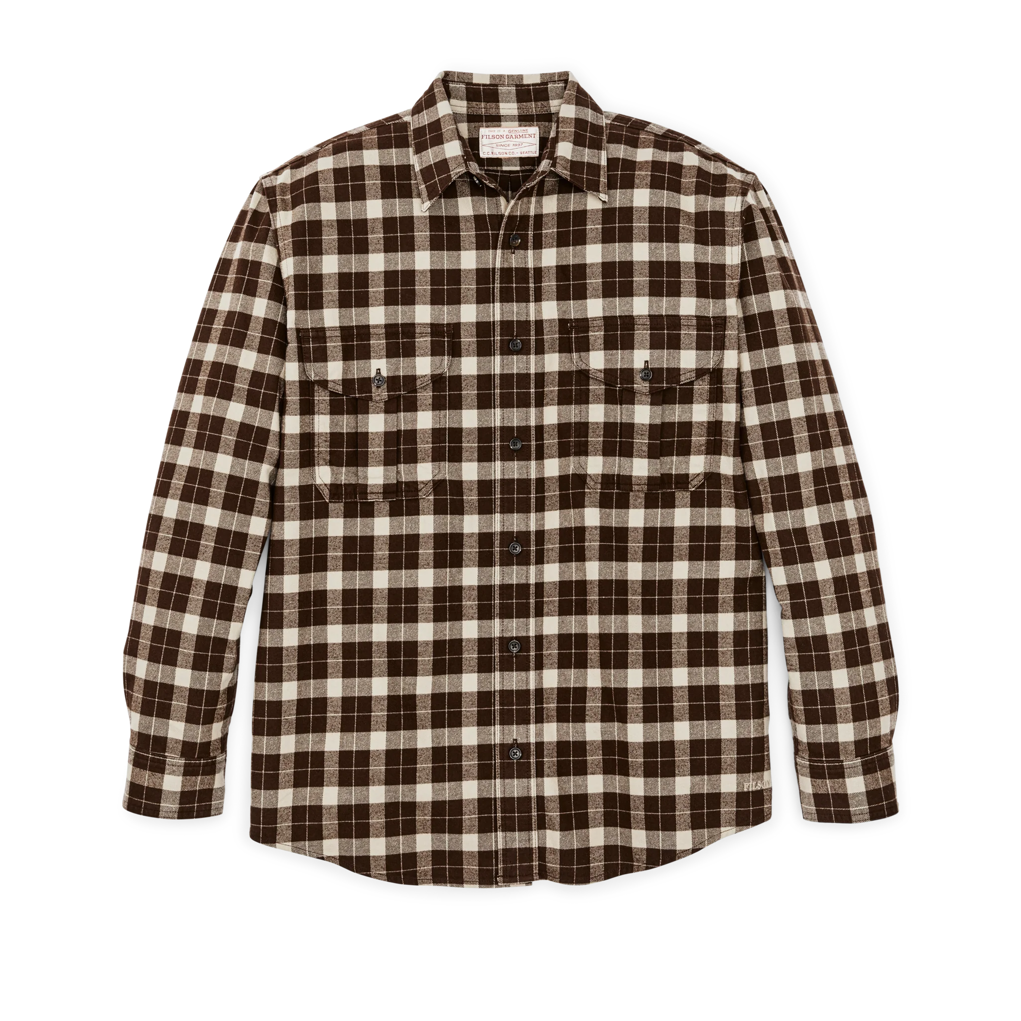 Alaskan Guide Shirt - Brown / Cream Plaid