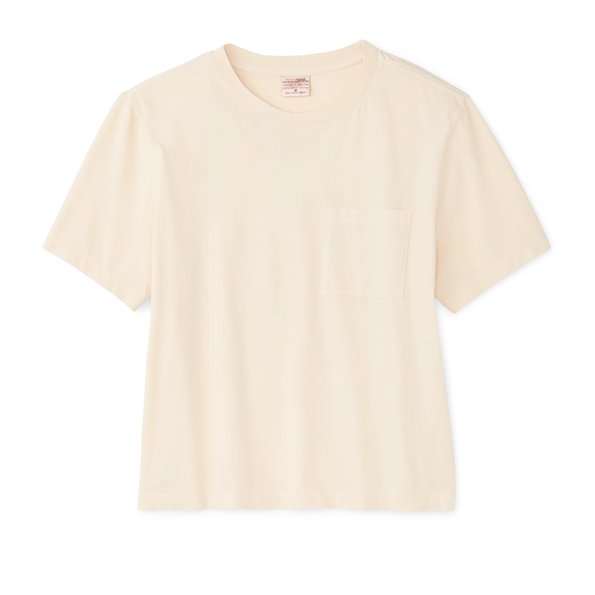 Women's Short Sleeve Pocket Tee - Ivory
