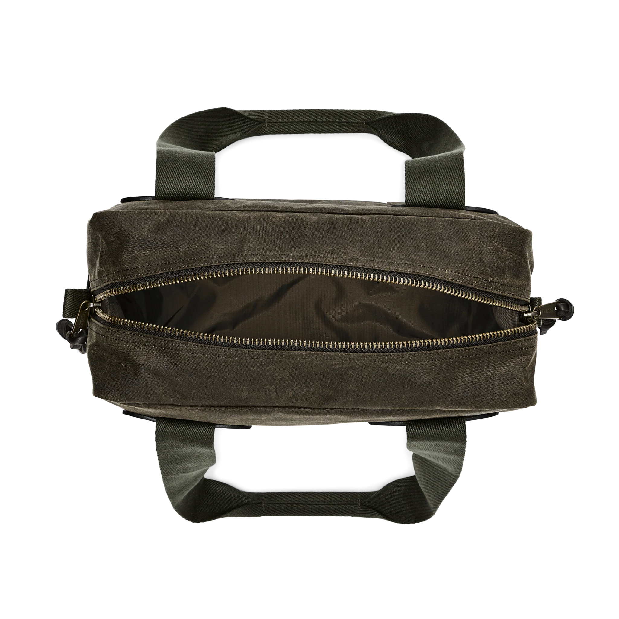 Tin Cloth Zipper Tote Bag - Otter Green