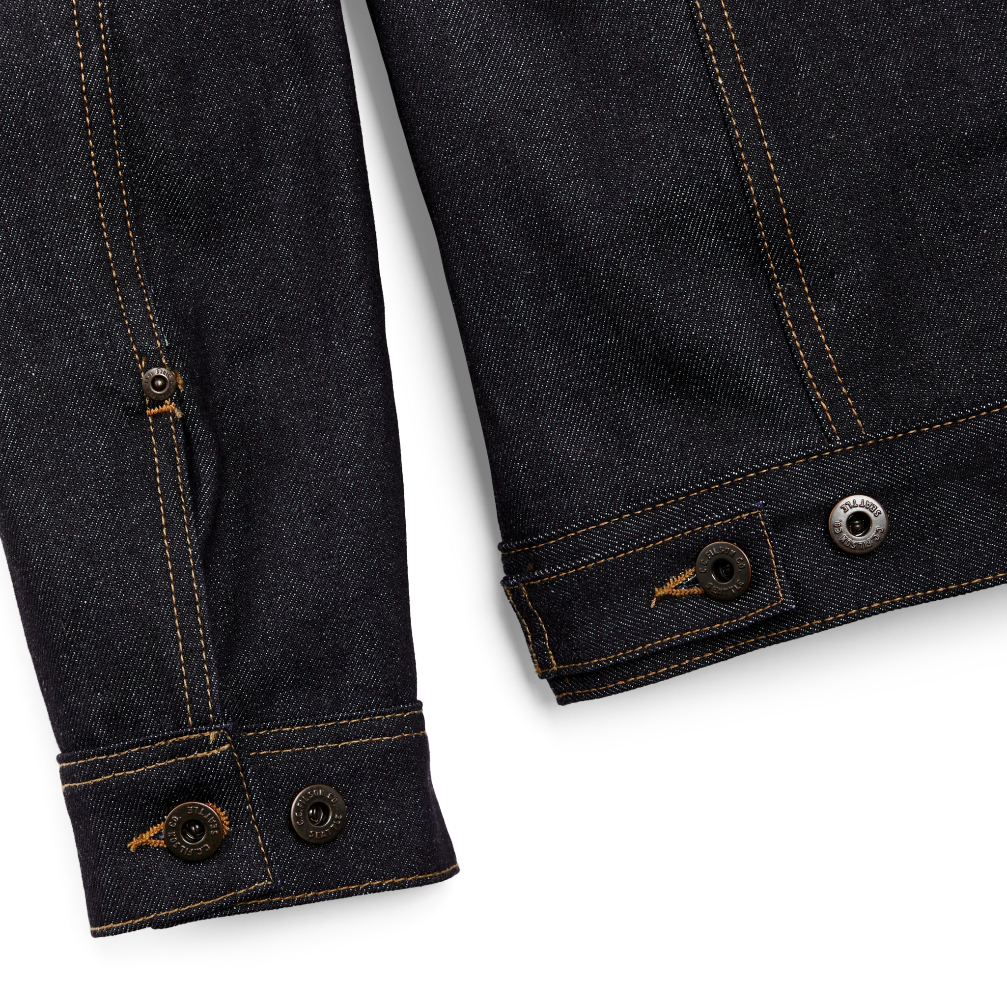 Lined Denim Short Cruiser Jacket - Raw Indigo