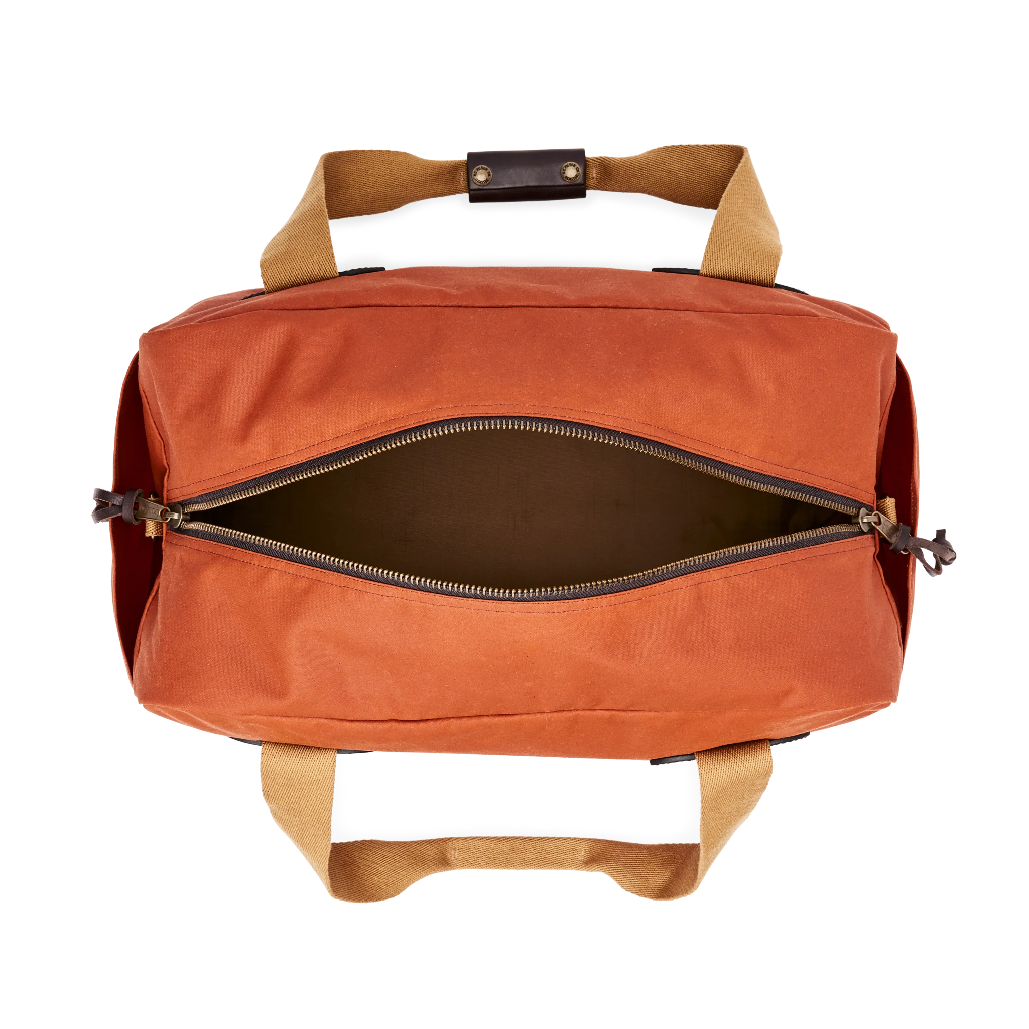 Medium Tin Cloth Duffle Bag - Rust