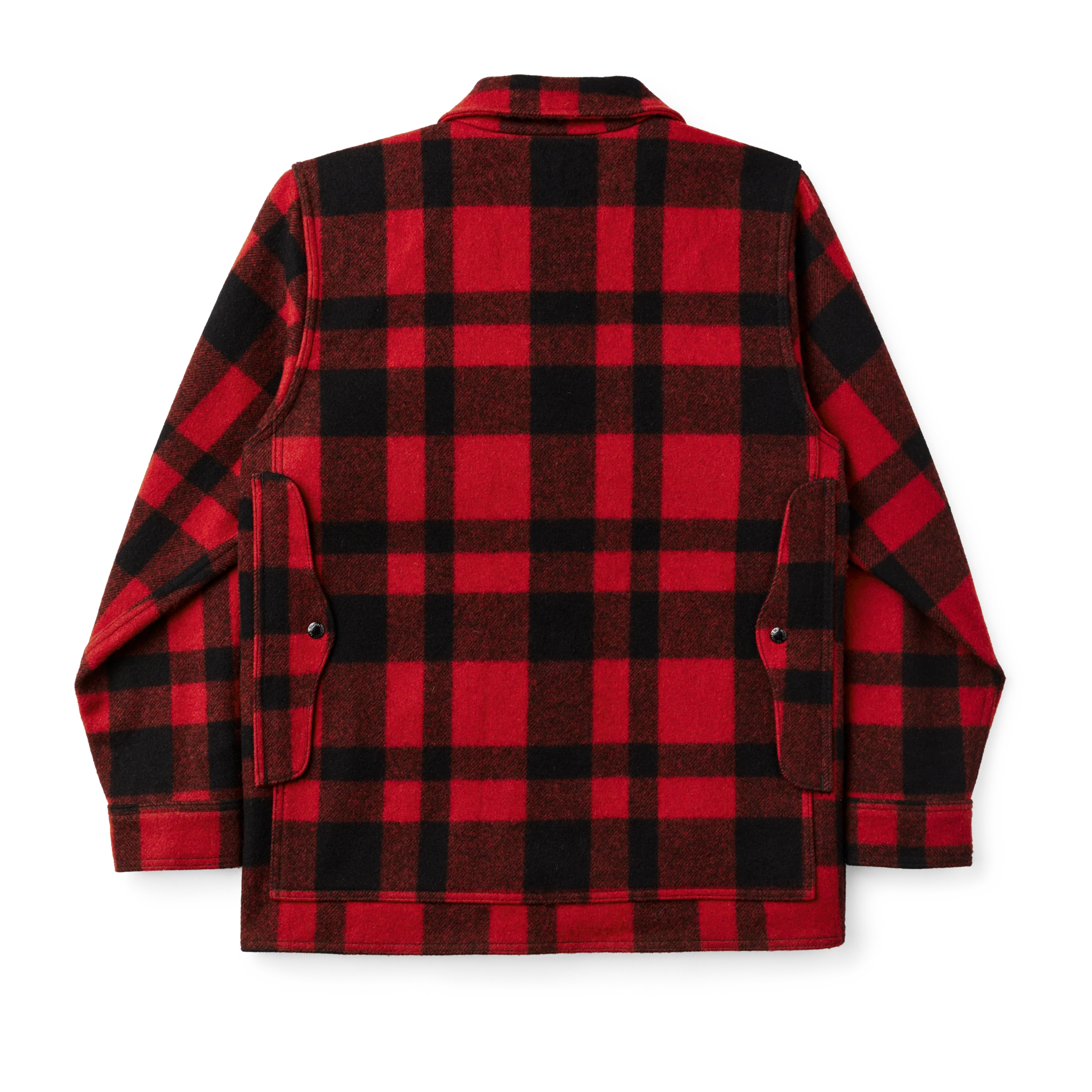 Mackinaw Wool Cruiser Jacket - Red/black Plaid