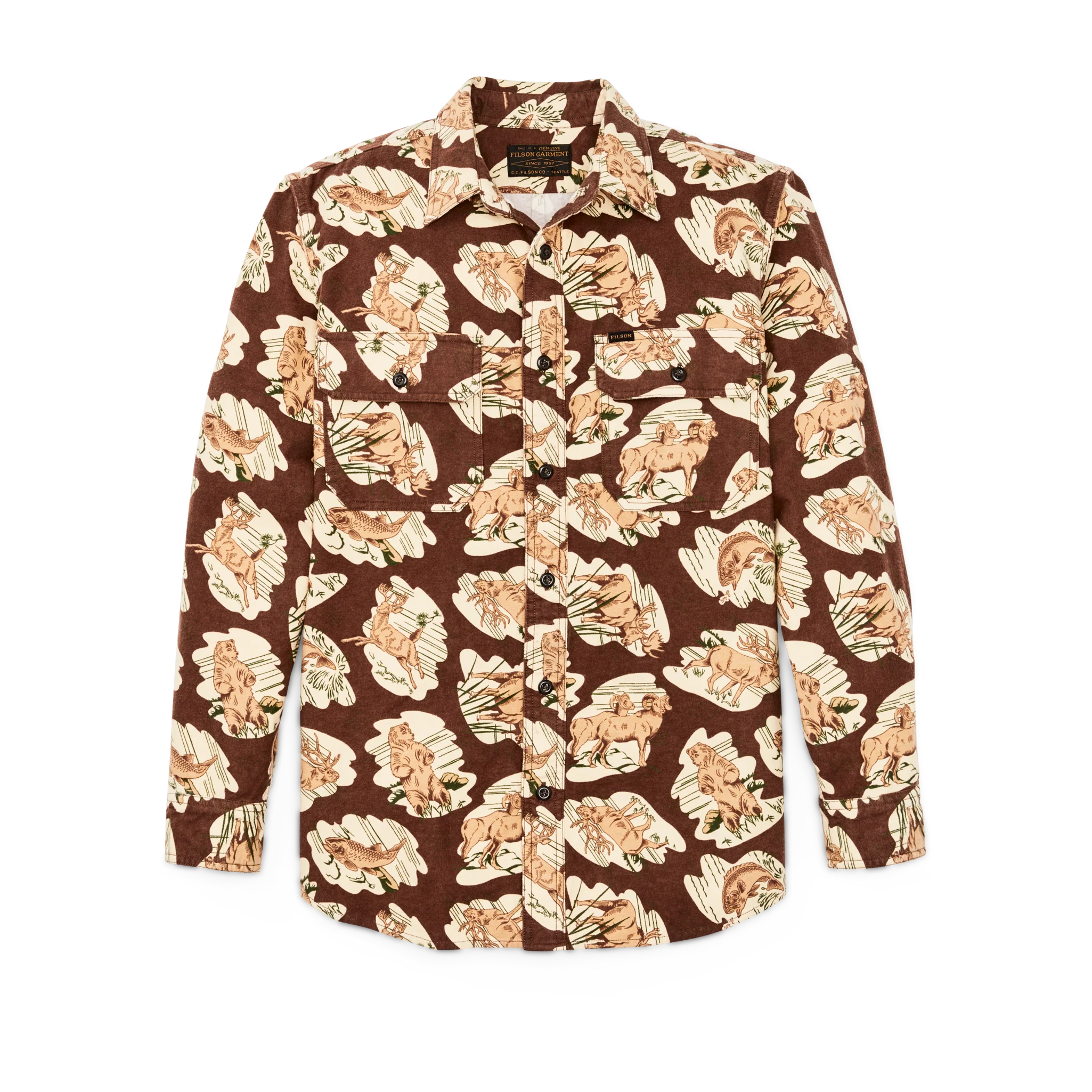 Field Flannel Shirt - Sorrel Horse / Wildlife