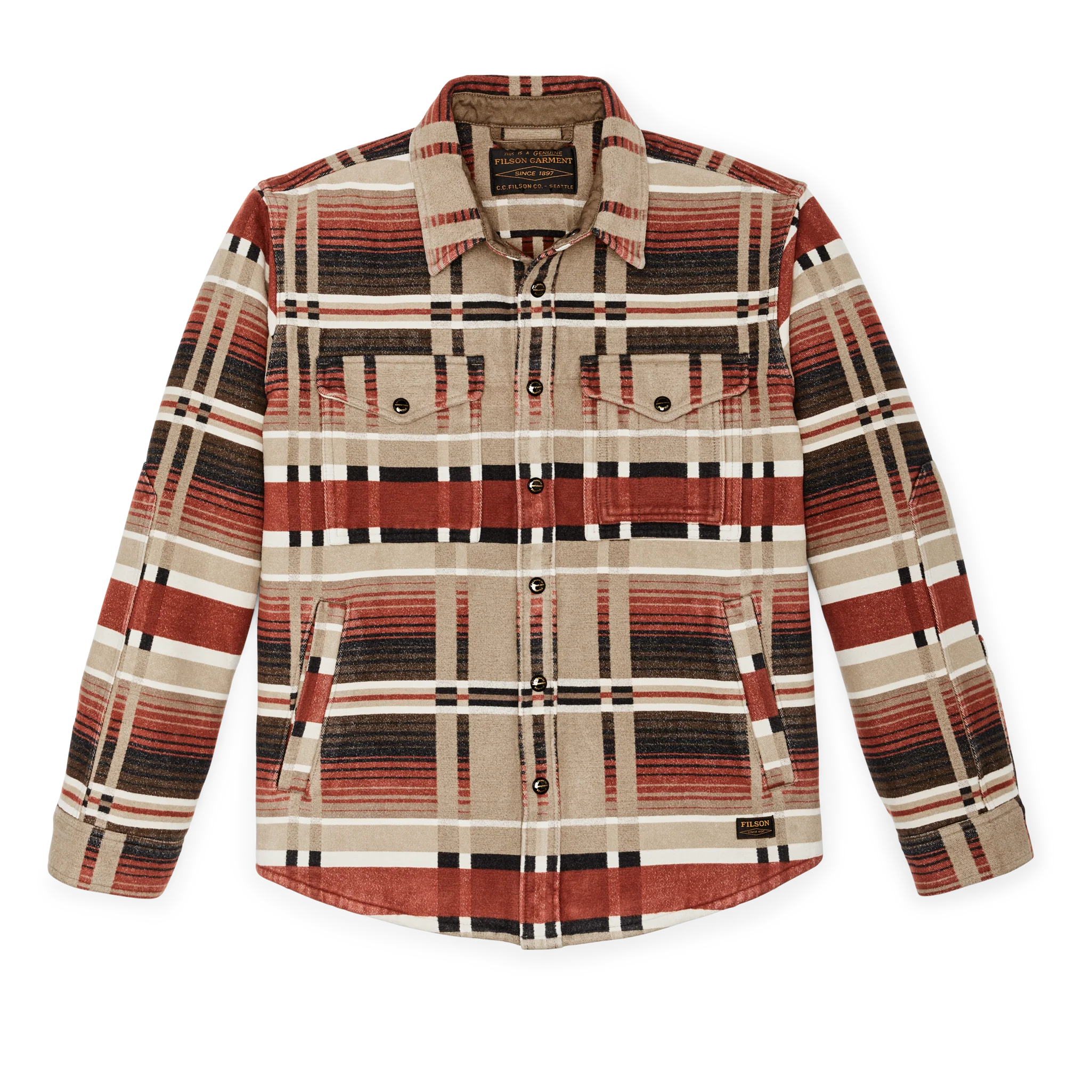Beartooth Jac-shirt - Bloodstone / Tan Ombre