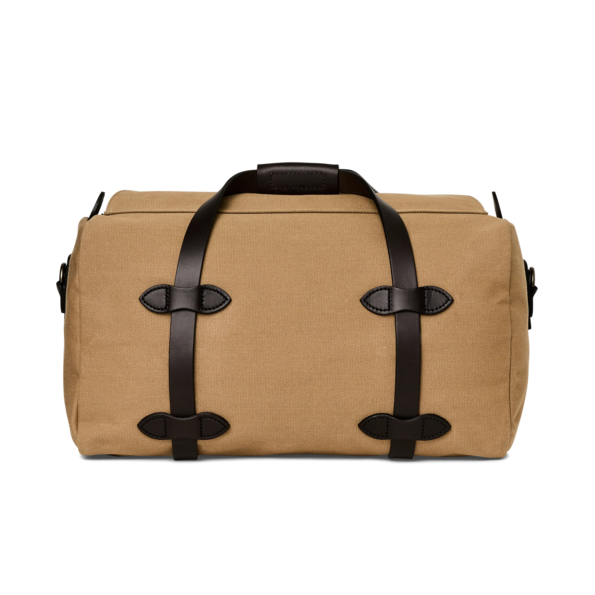 Small Rugged Twill Duffle Bag - Tan
