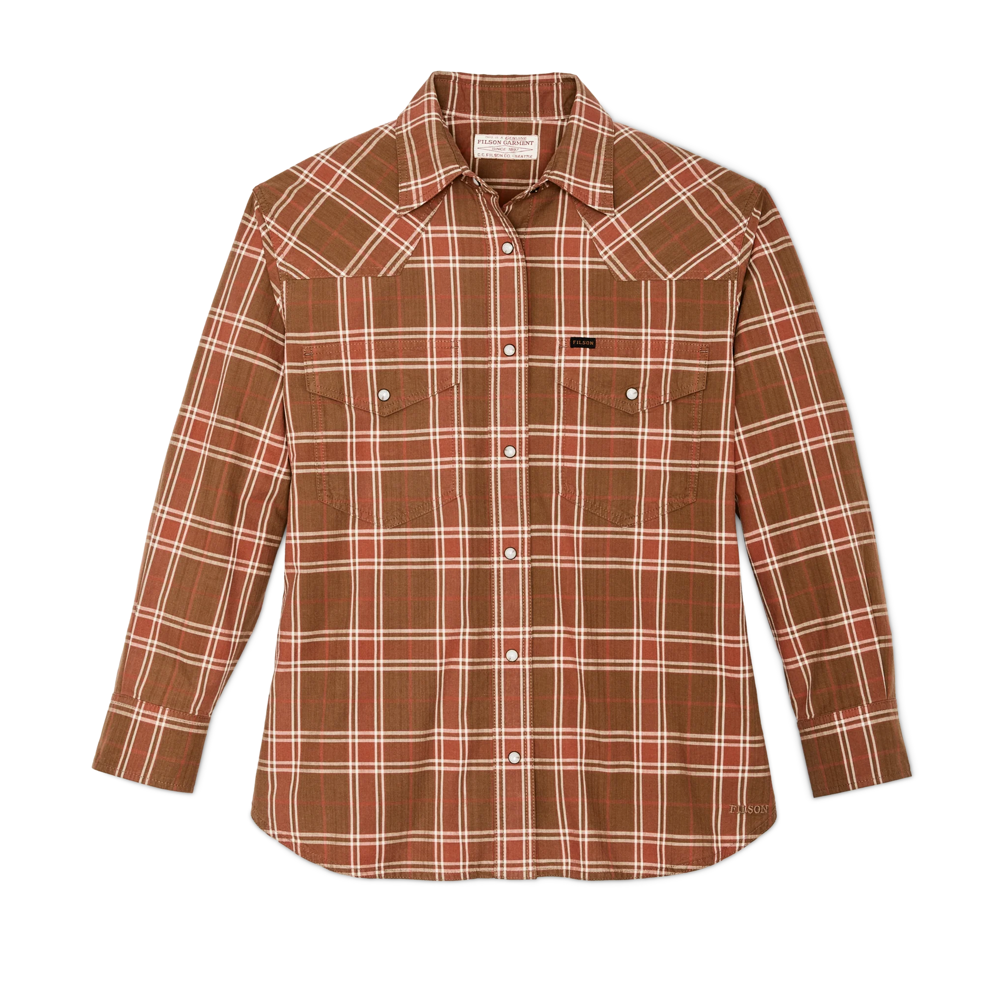 Women's Western Flannel Shirt - Clay Dust