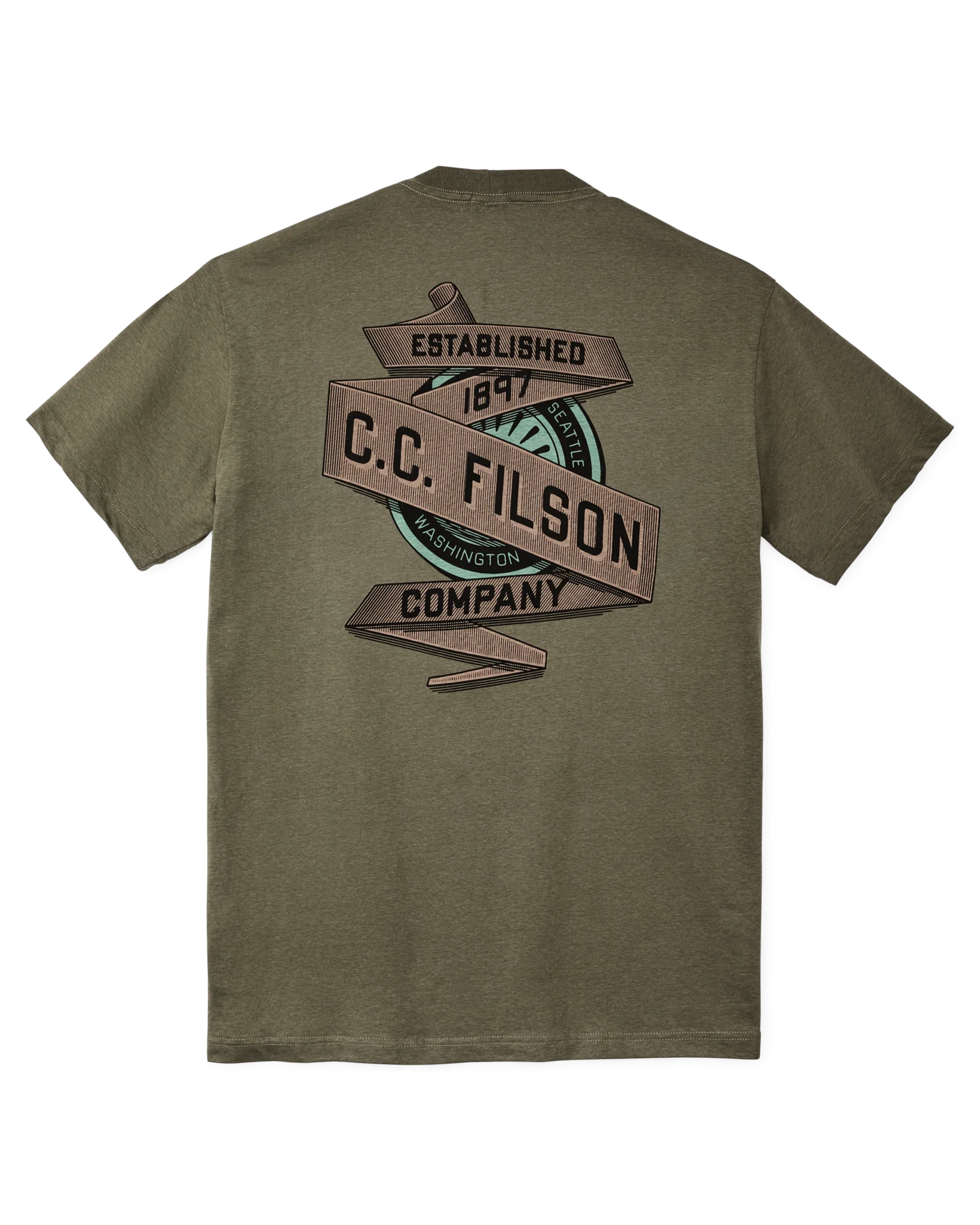 Ranger Graphic T-Shirt - Service Green / Banner