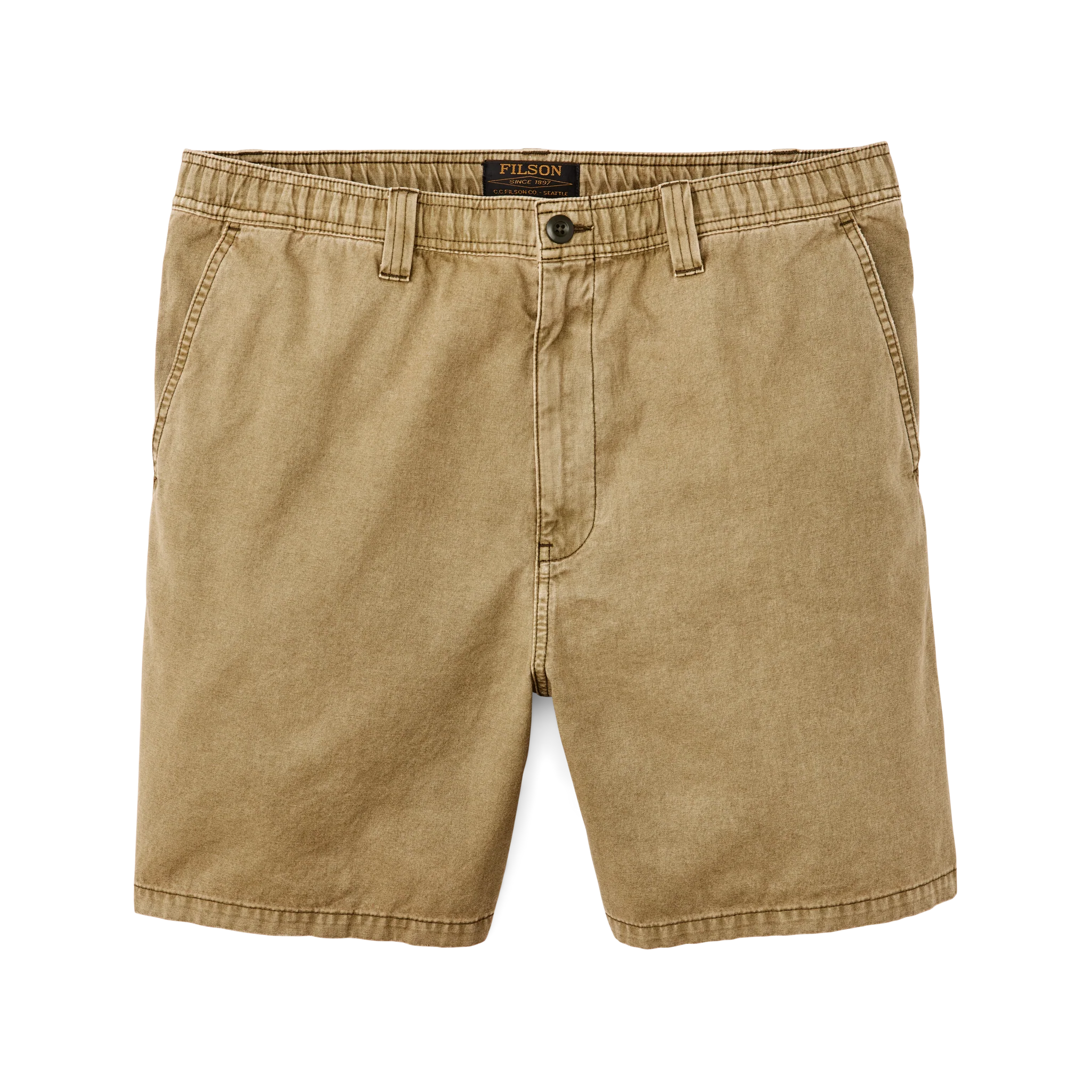 Oakville Canvas Shorts - Slate Olive