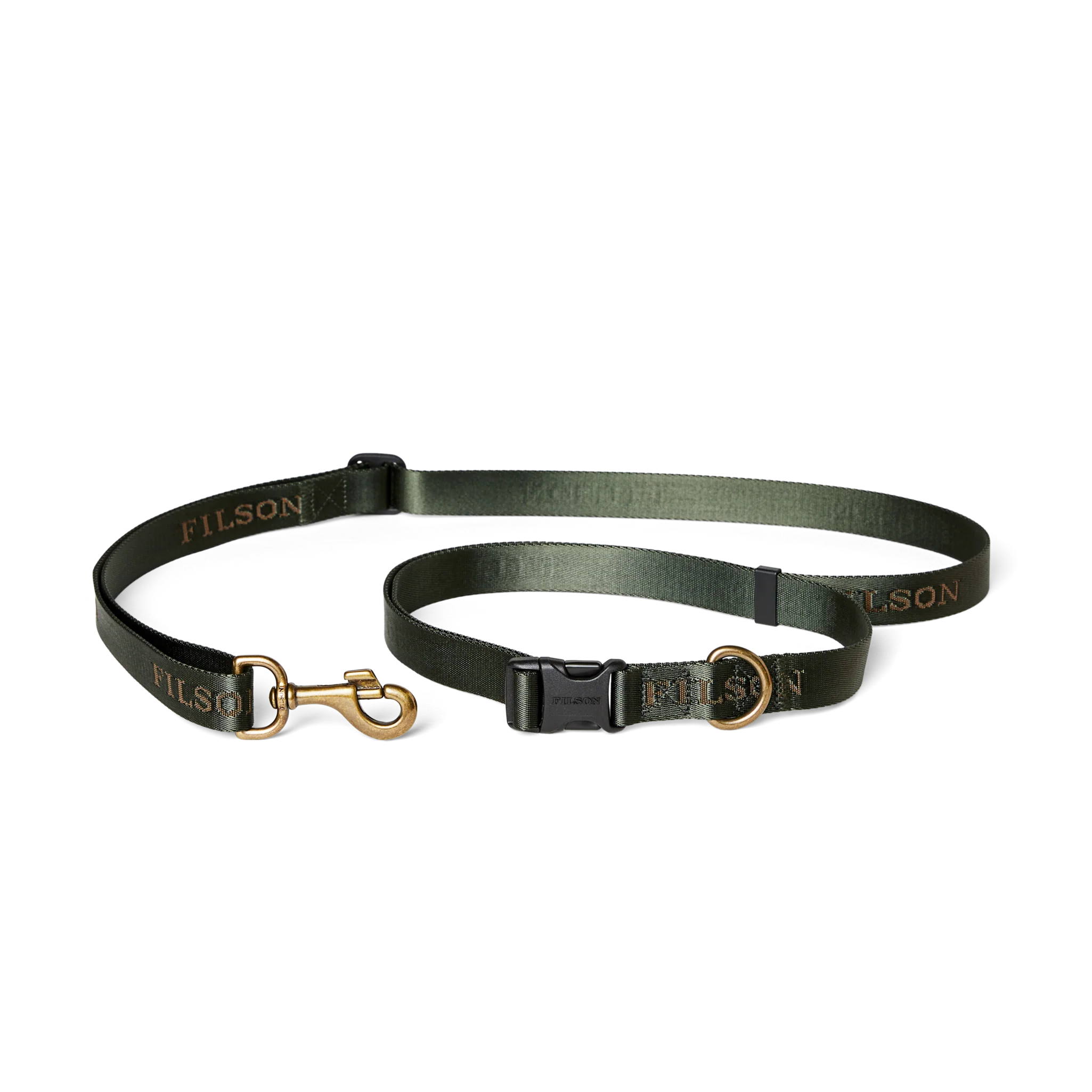 Adjustable Nylon Leash - Dark Timber