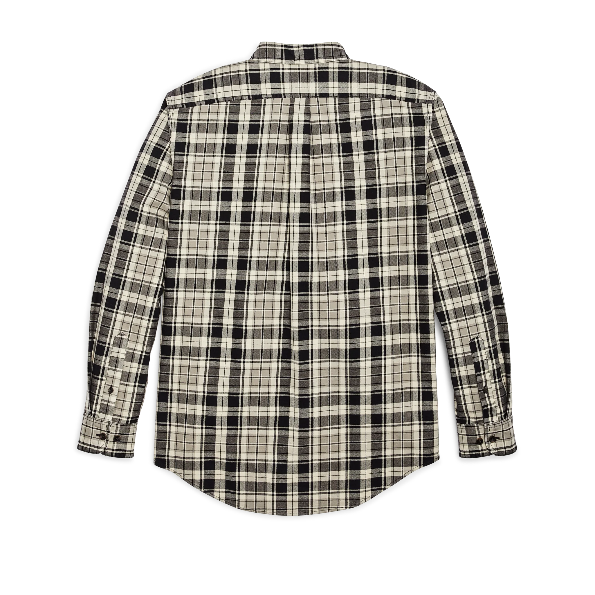 Lightweight Alaskan Guide Shirt - Cream / Black / Gray Plaid