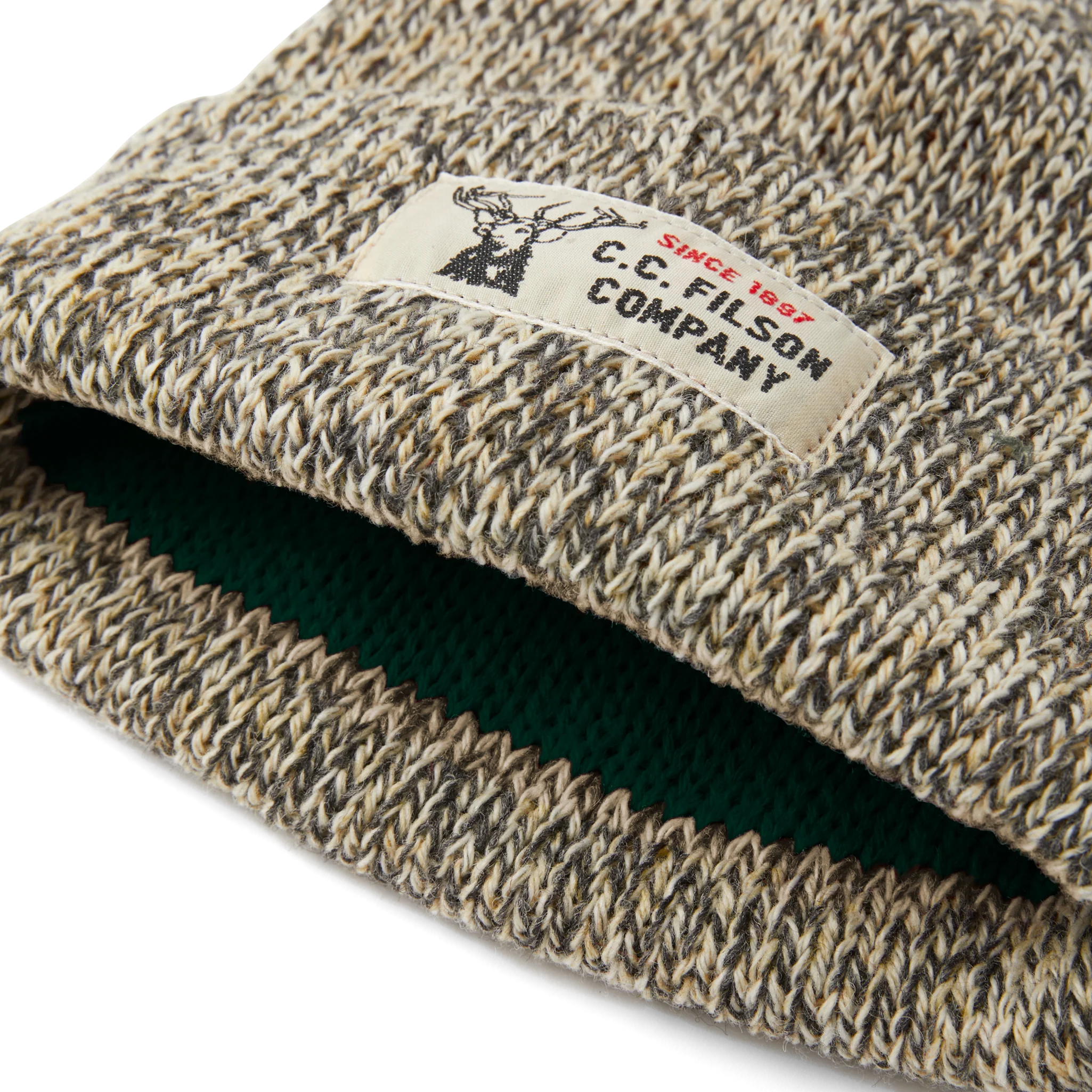 Lined Ragg Wool Beanie - Charcoal Heather