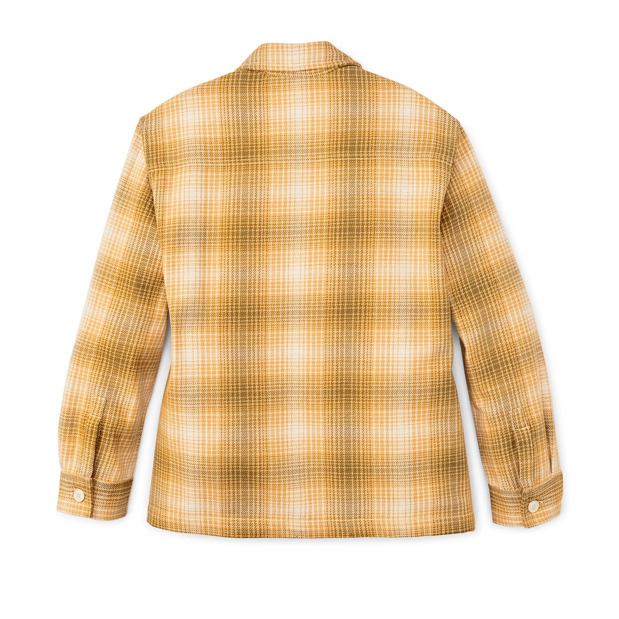 Women's Deer Island Jac-shirt - Ochre / Cream Plaid