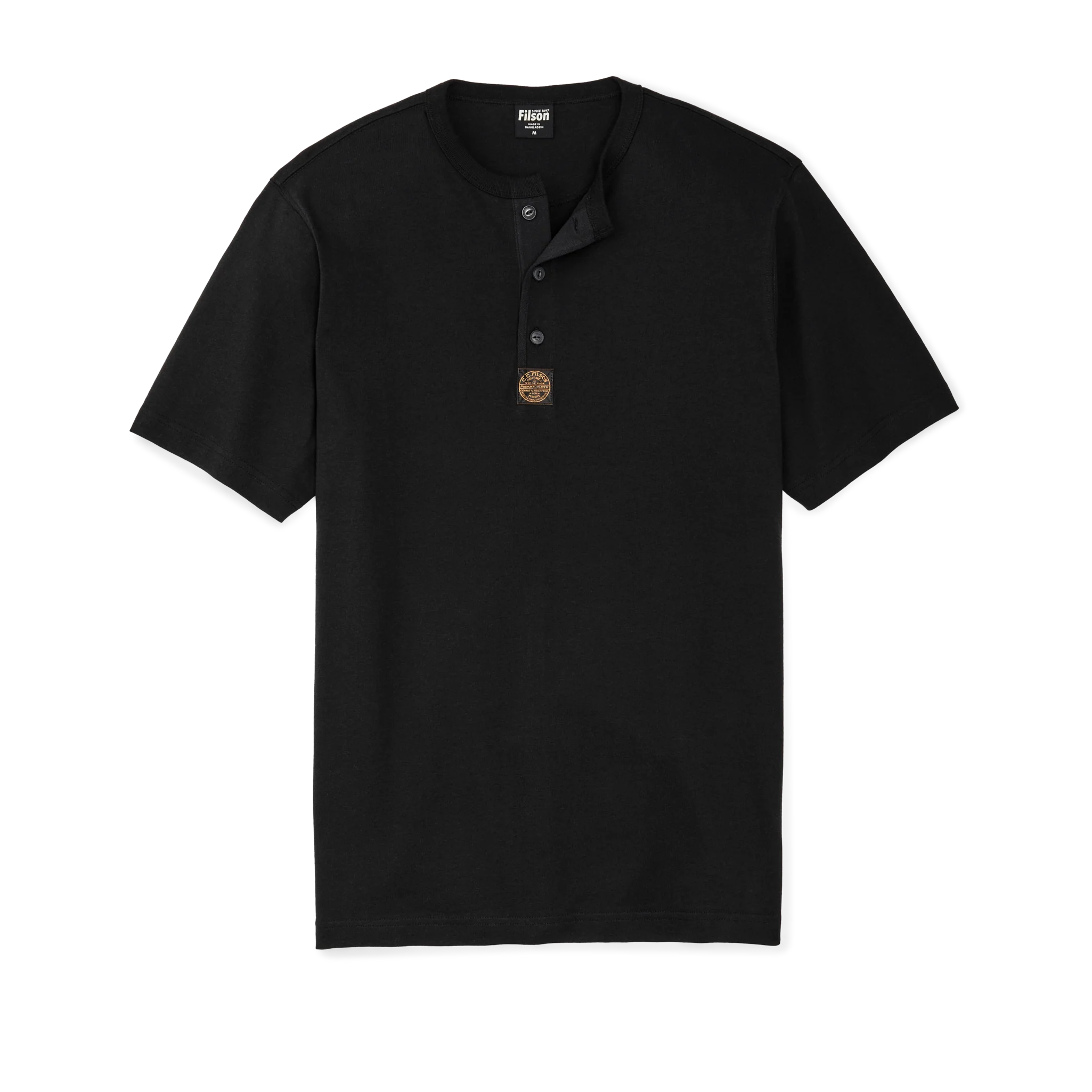 Frontier Henley T-shirt - Black