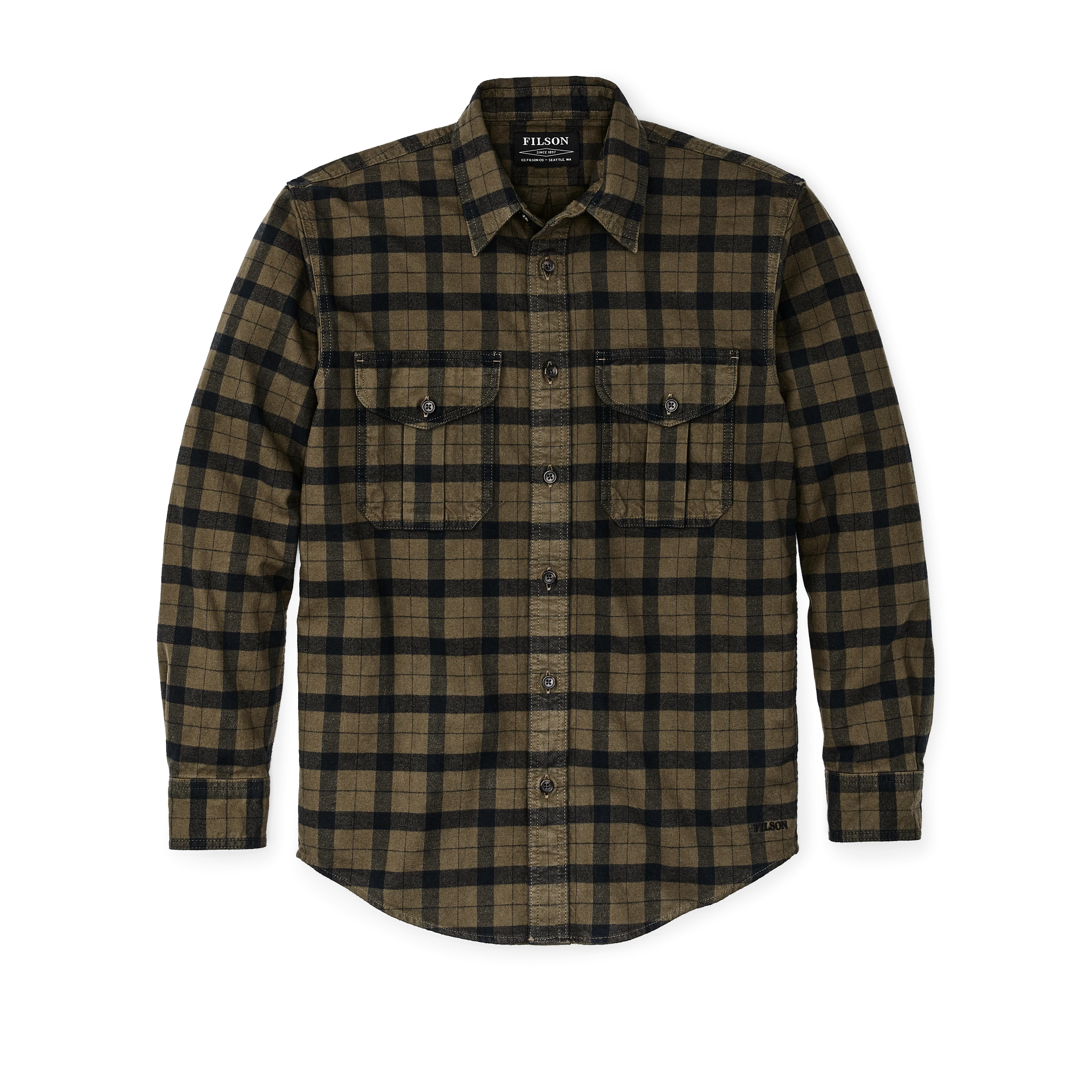 Alaskan Guide Shirt - Otter Green/black