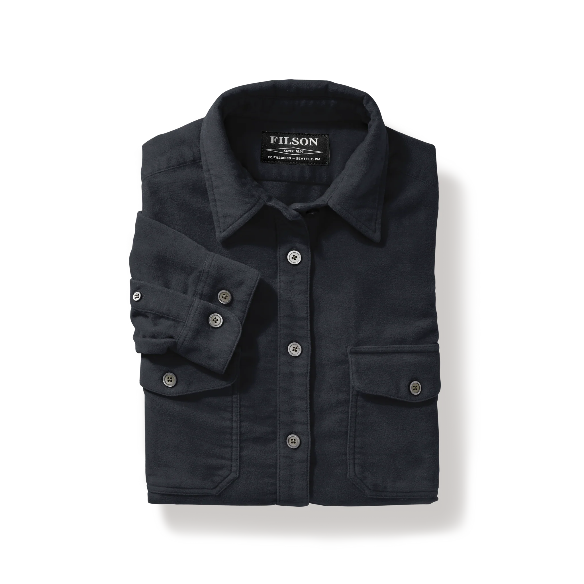 Women's Moleskin Shirt - Dark Navy