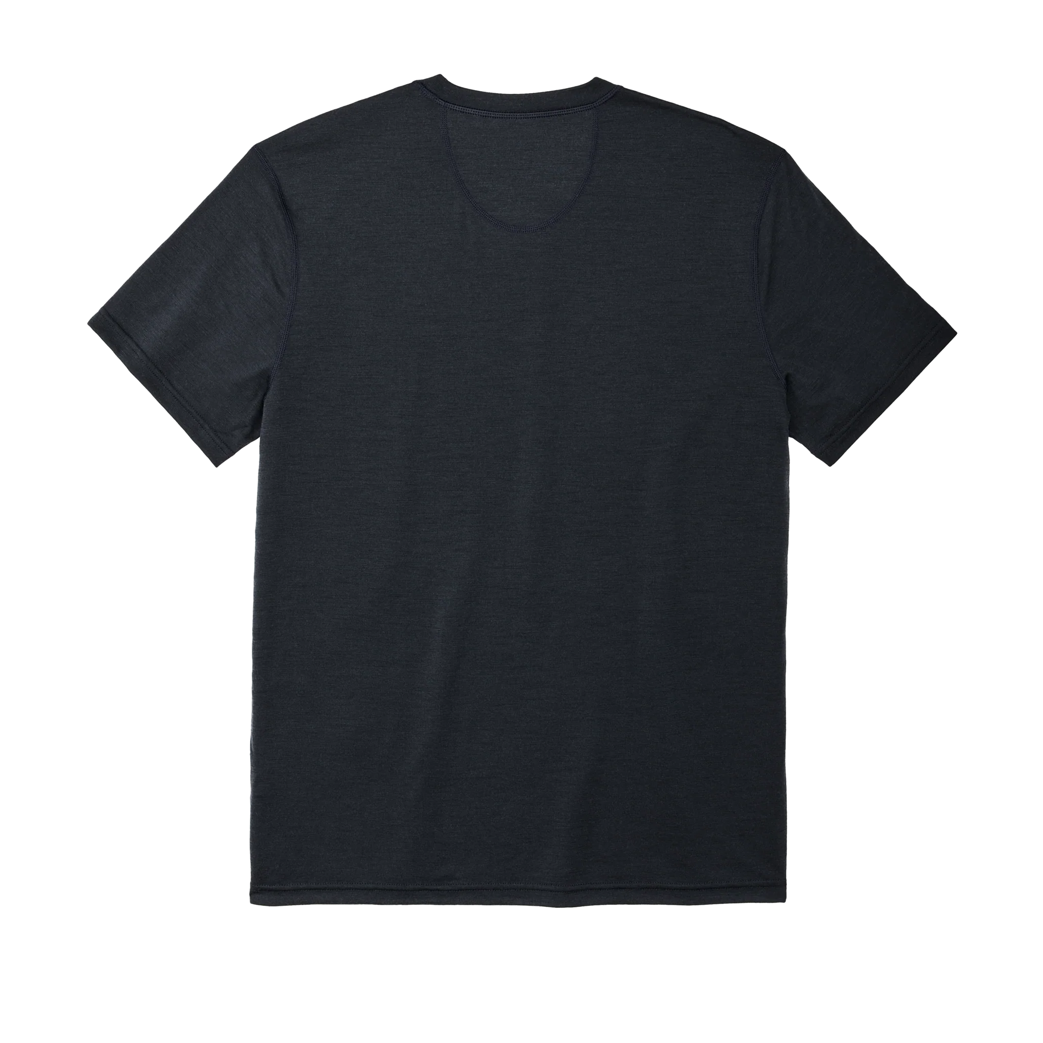 210g Merino Wool Short Sleeve Crewneck - Dark Navy
