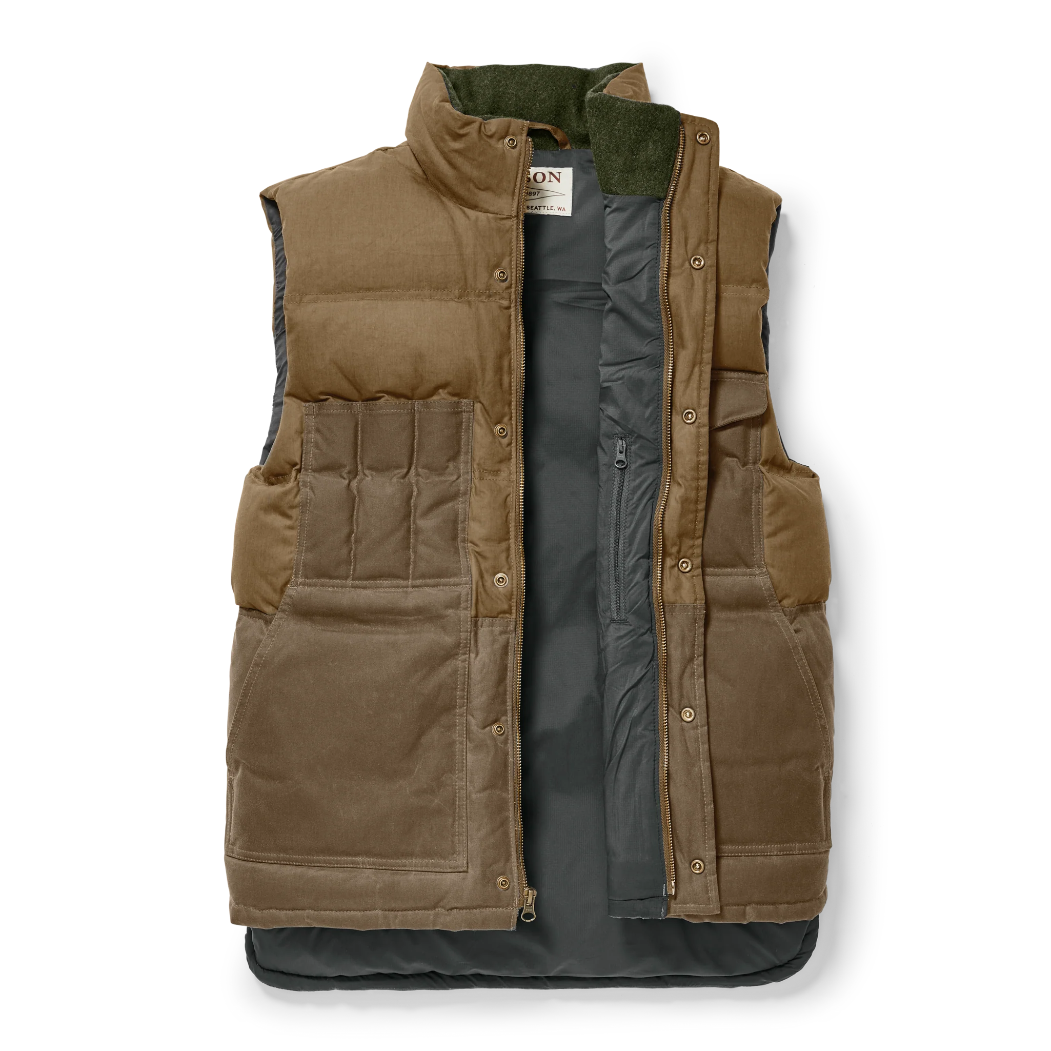 Down Cruiser Vest - Dark Tan