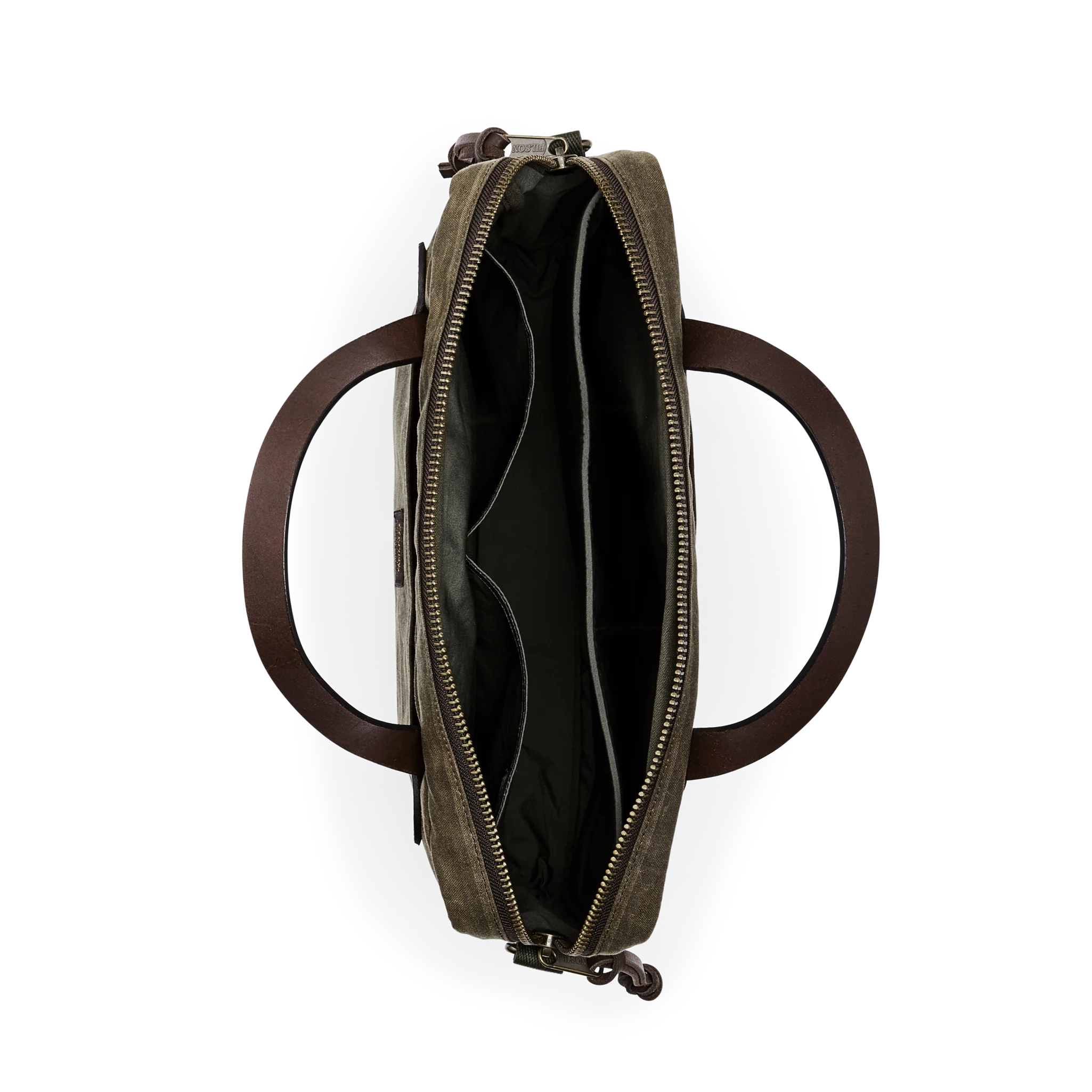 Tin Cloth Compact Briefcase - Otter Green