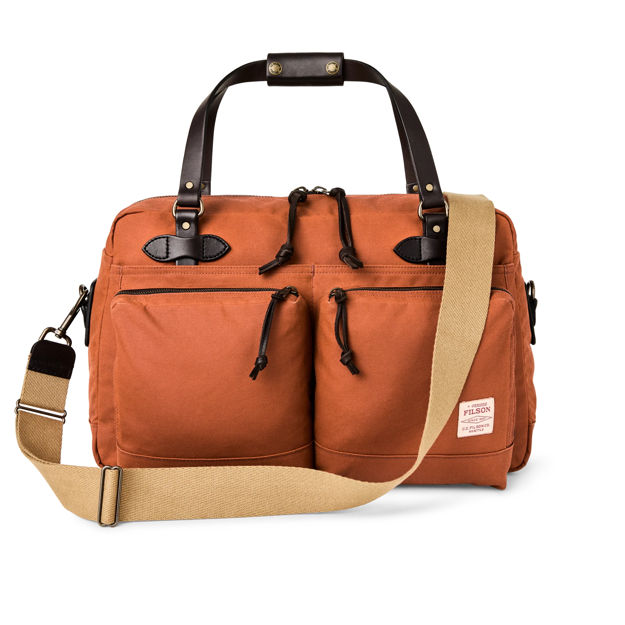 48 Hour Tin Cloth Duffle Bag - Rust