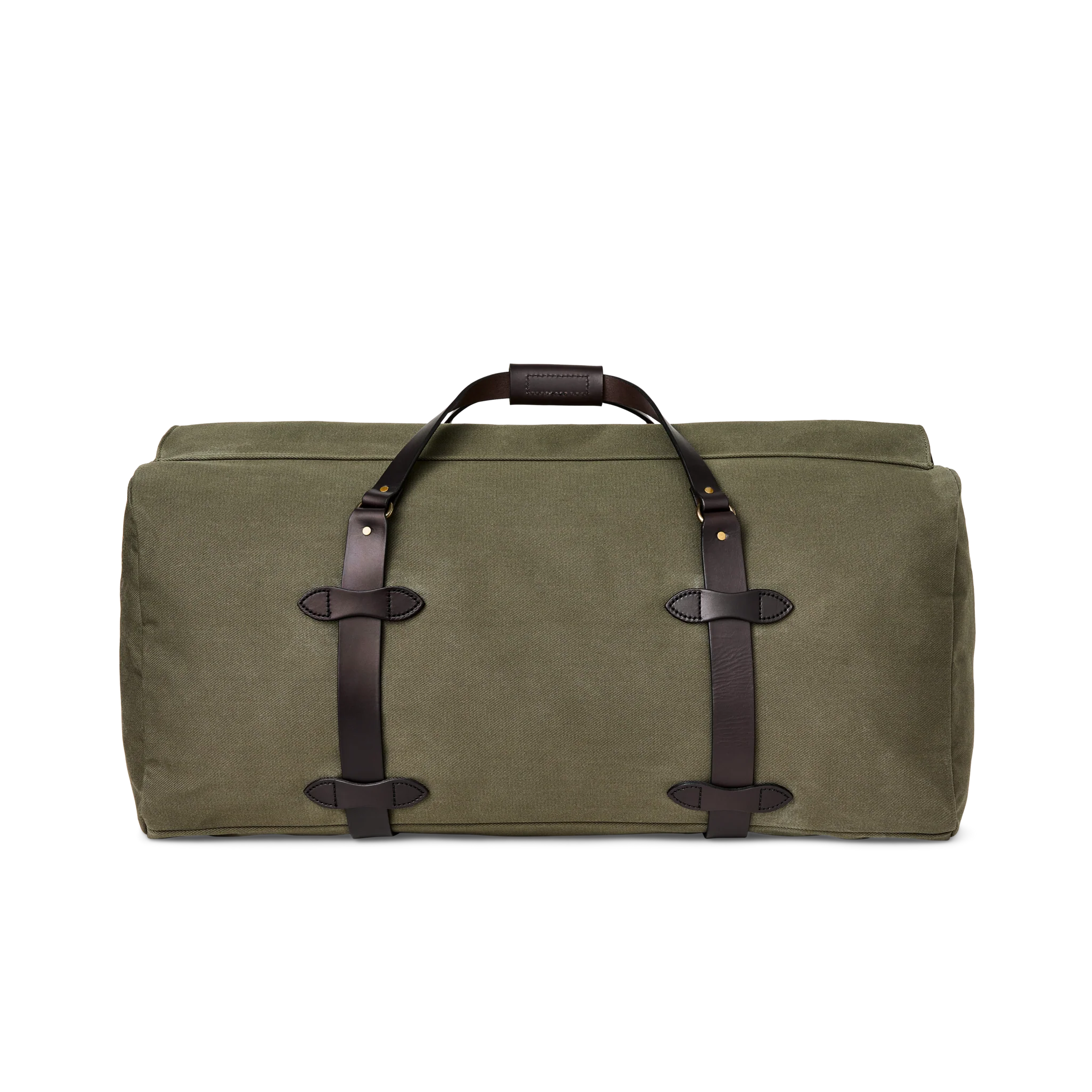 Large Rugged Twill Duffle Bag - Otter Green