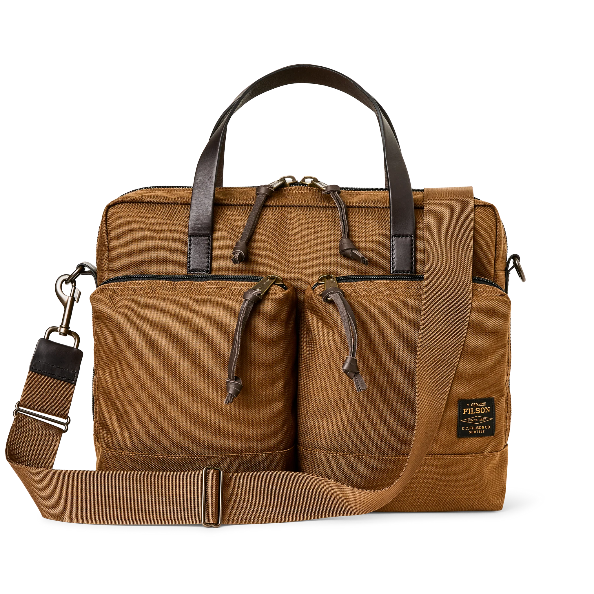 Dryden Briefcase - Whiskey